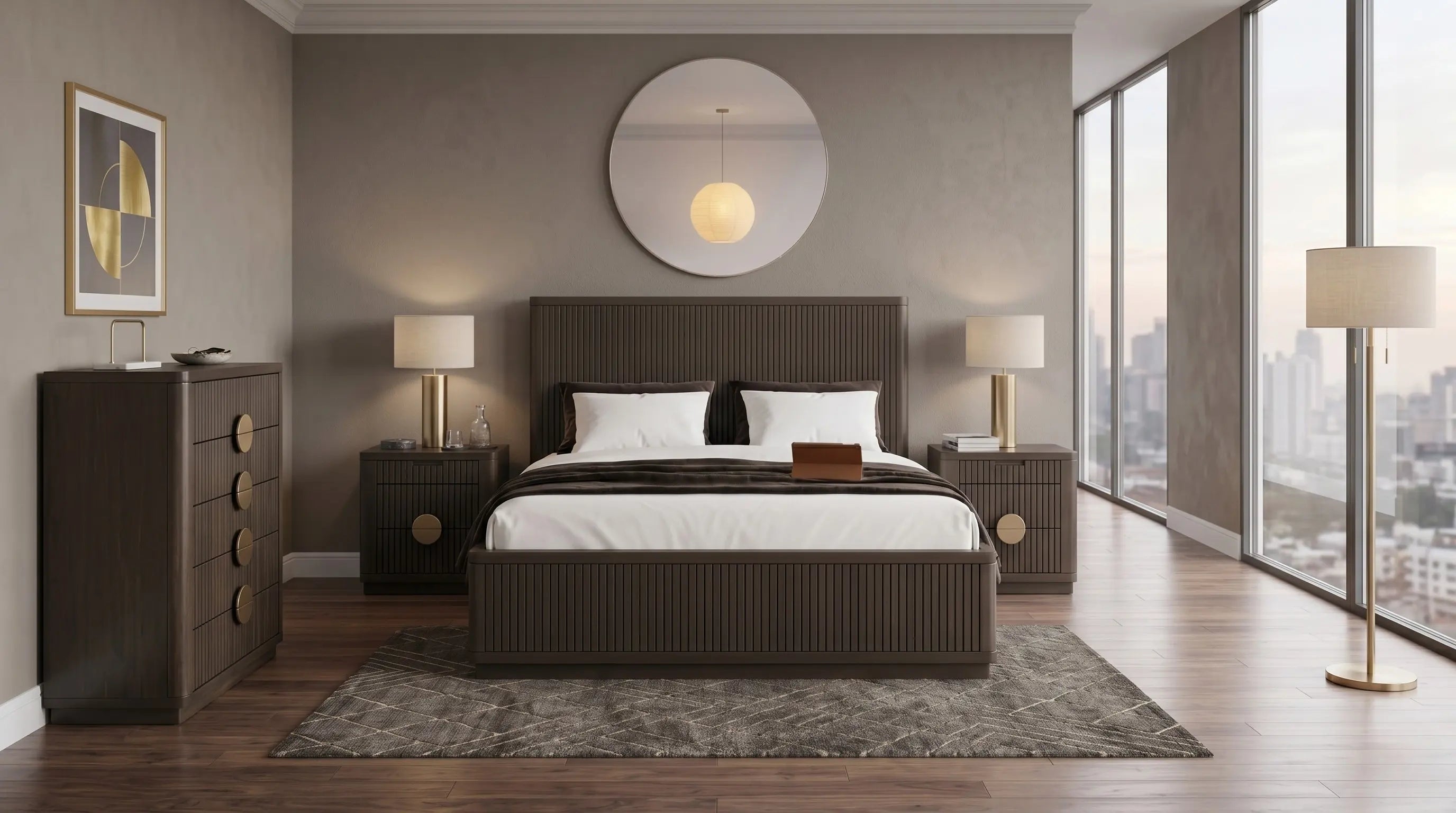Cape Town 4 Piece Tallboy Bedroom Suite