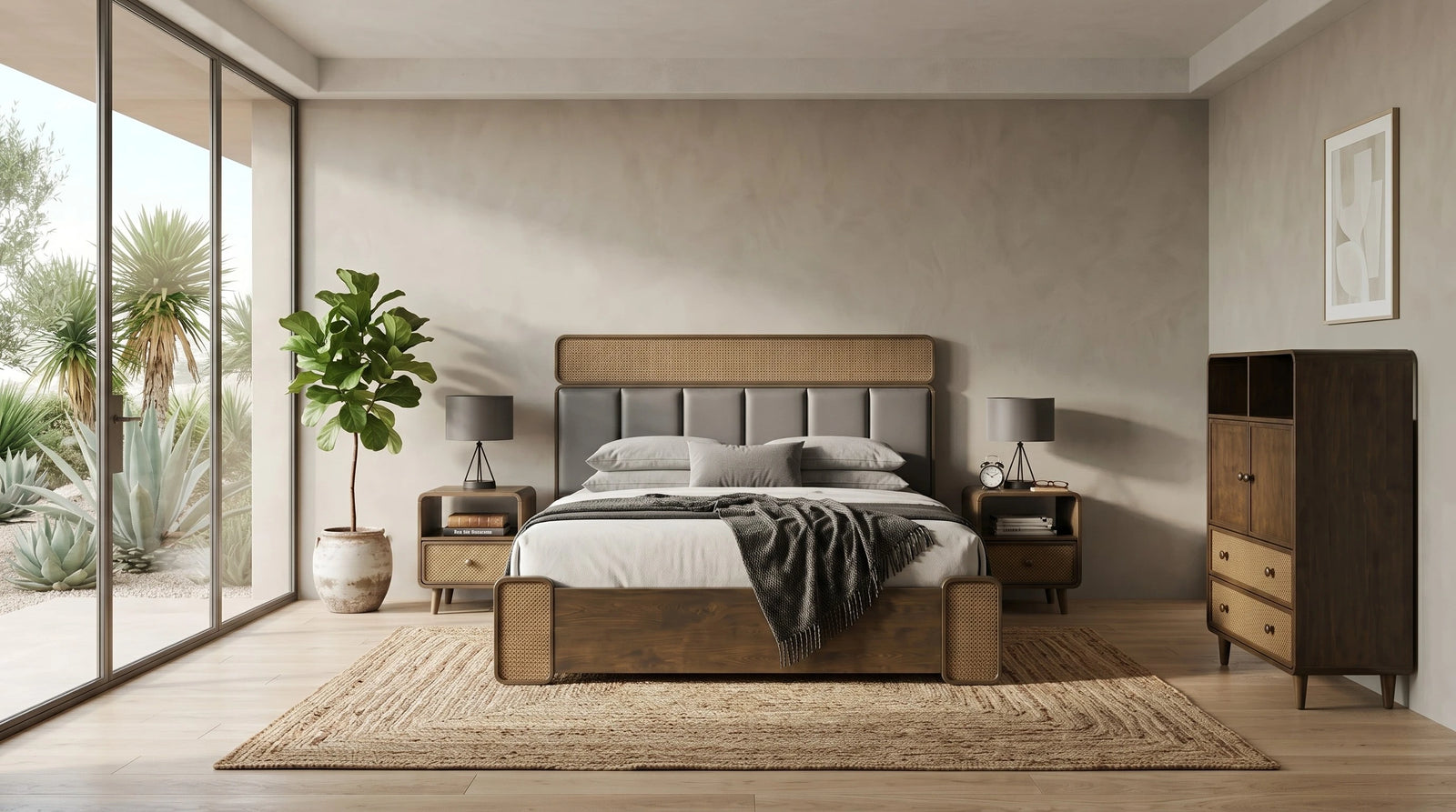 Liverpool 4 Piece Tallboy Bedroom Suite