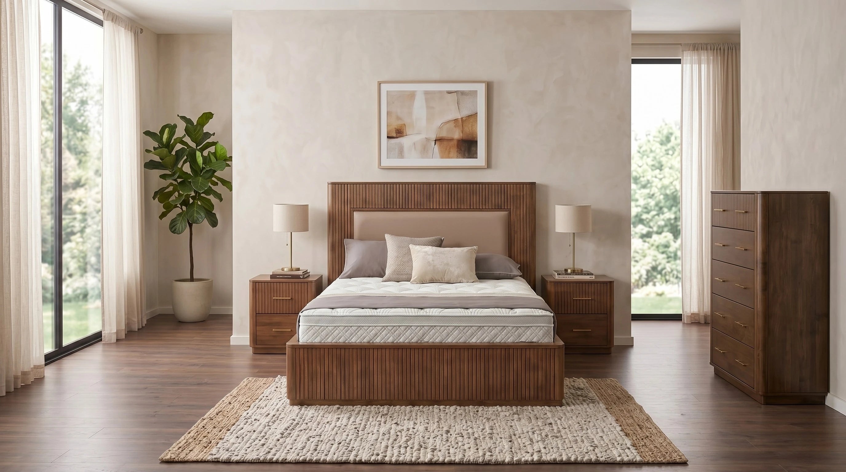 Cannon 4 Piece Tallboy Bedroom Suite