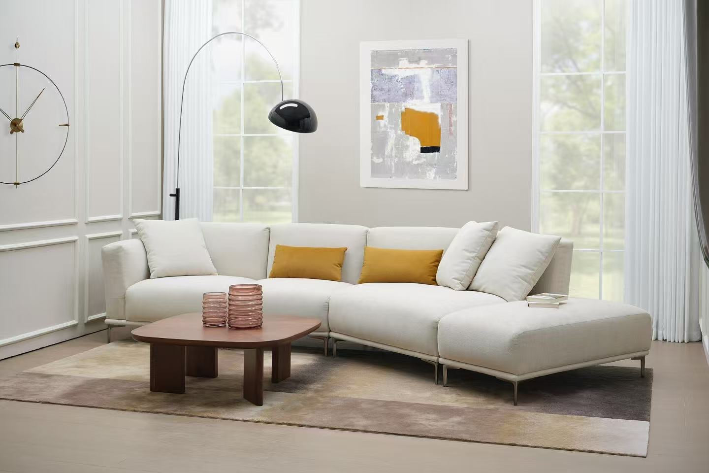 Optimus 3-Seater Curved Sofa