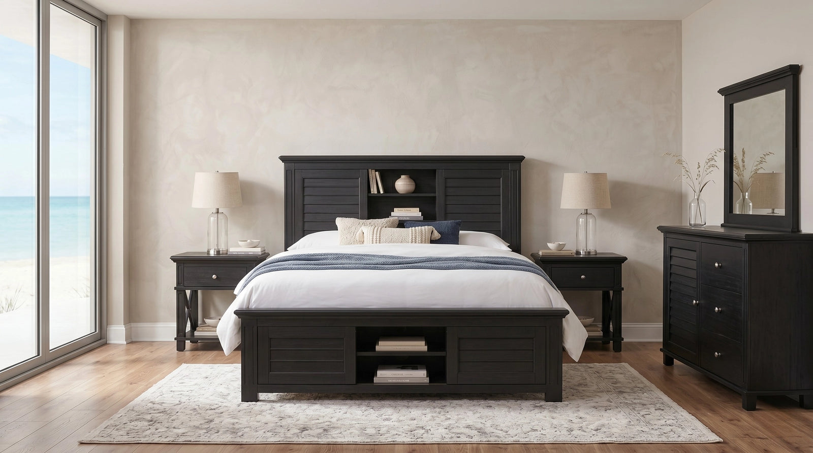 Warwick 4 Piece Dresser Bedroom Suite