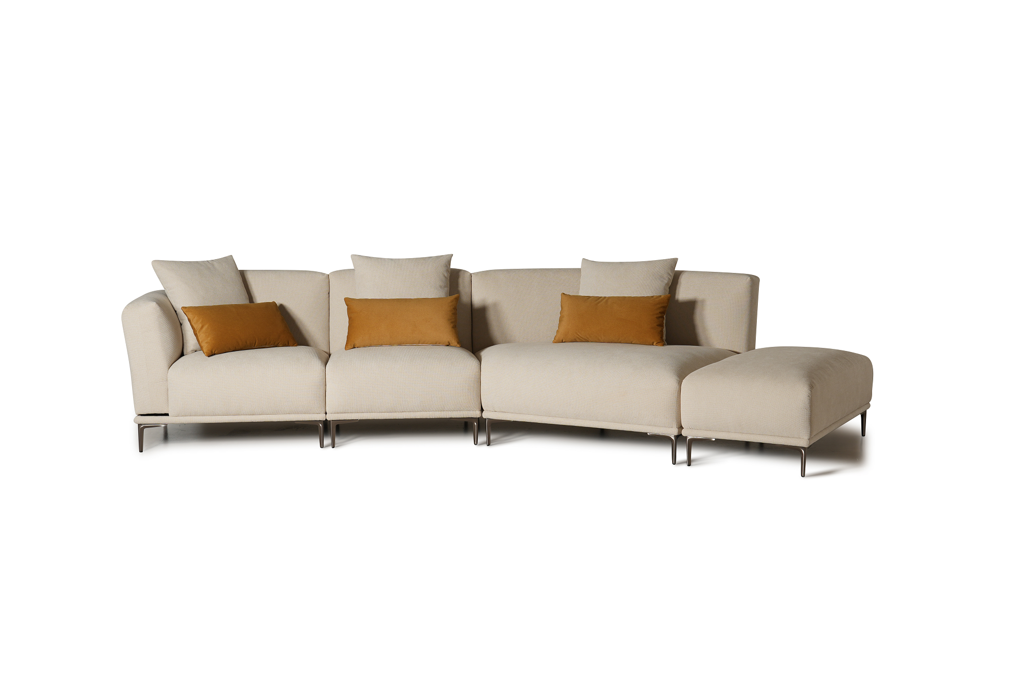 Optimus 3-Seater Curved Sofa