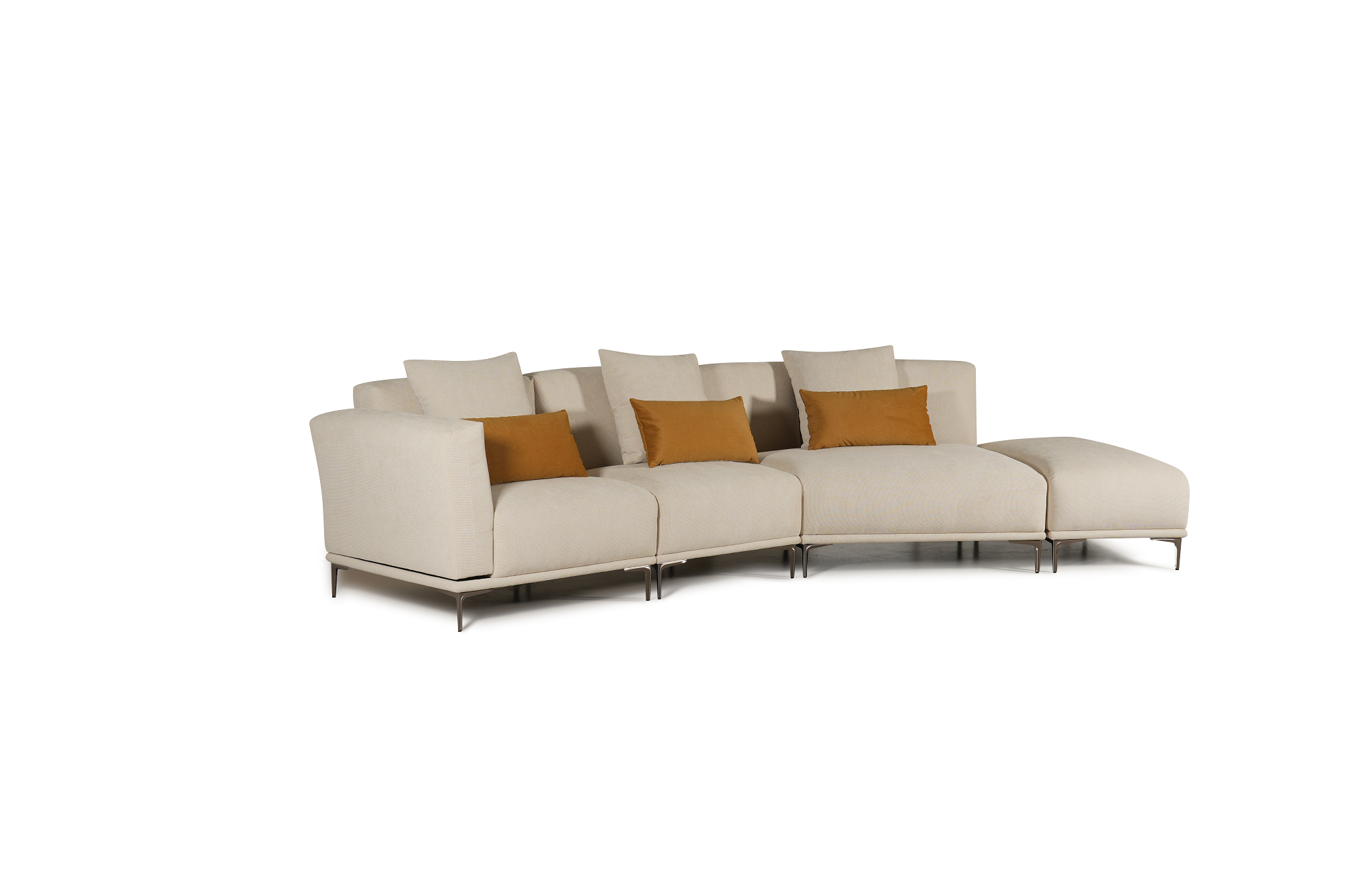 Optimus 3-Seater Curved Sofa