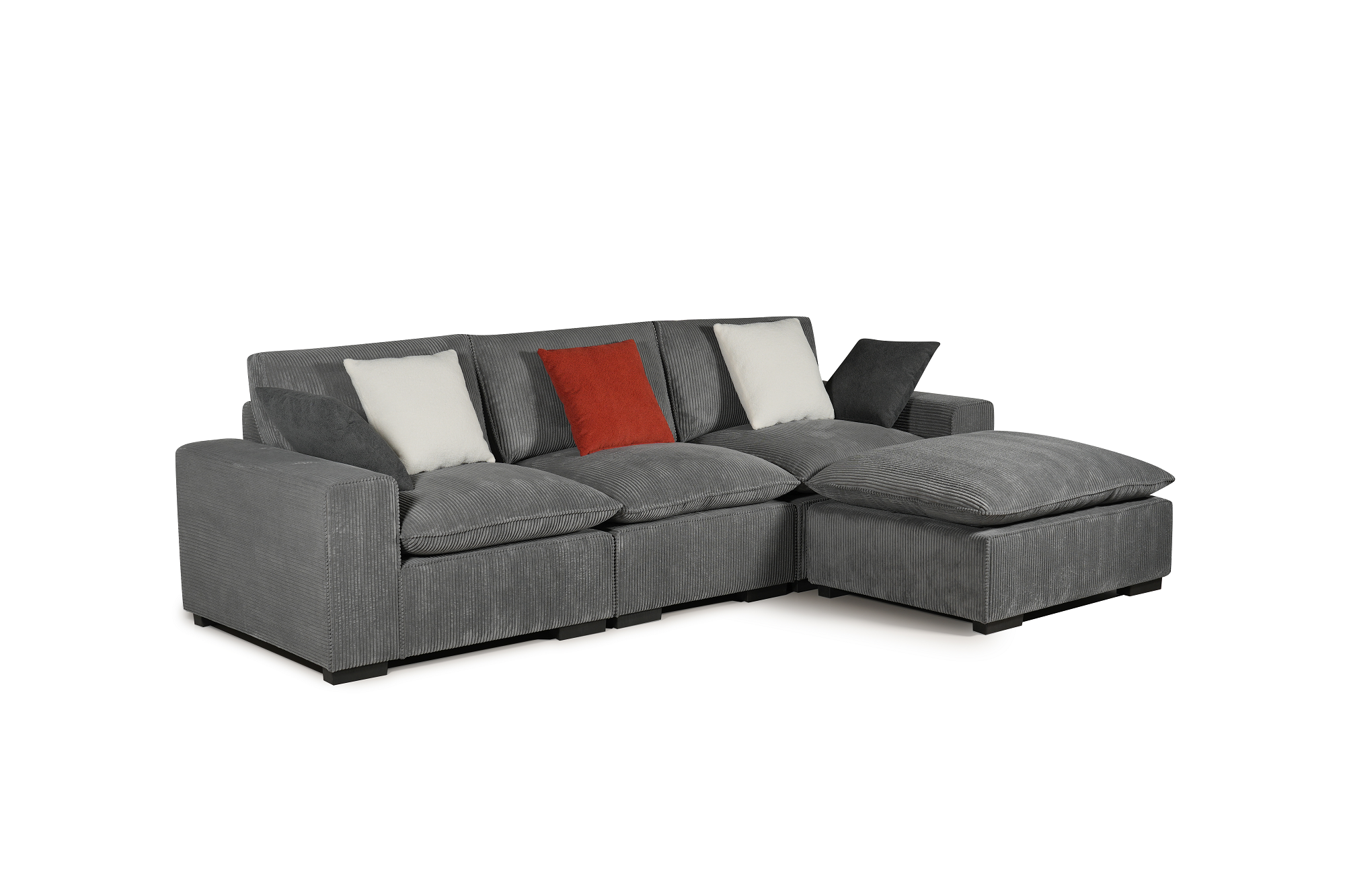 Orchid 3 Seater Sofa with Ottoman