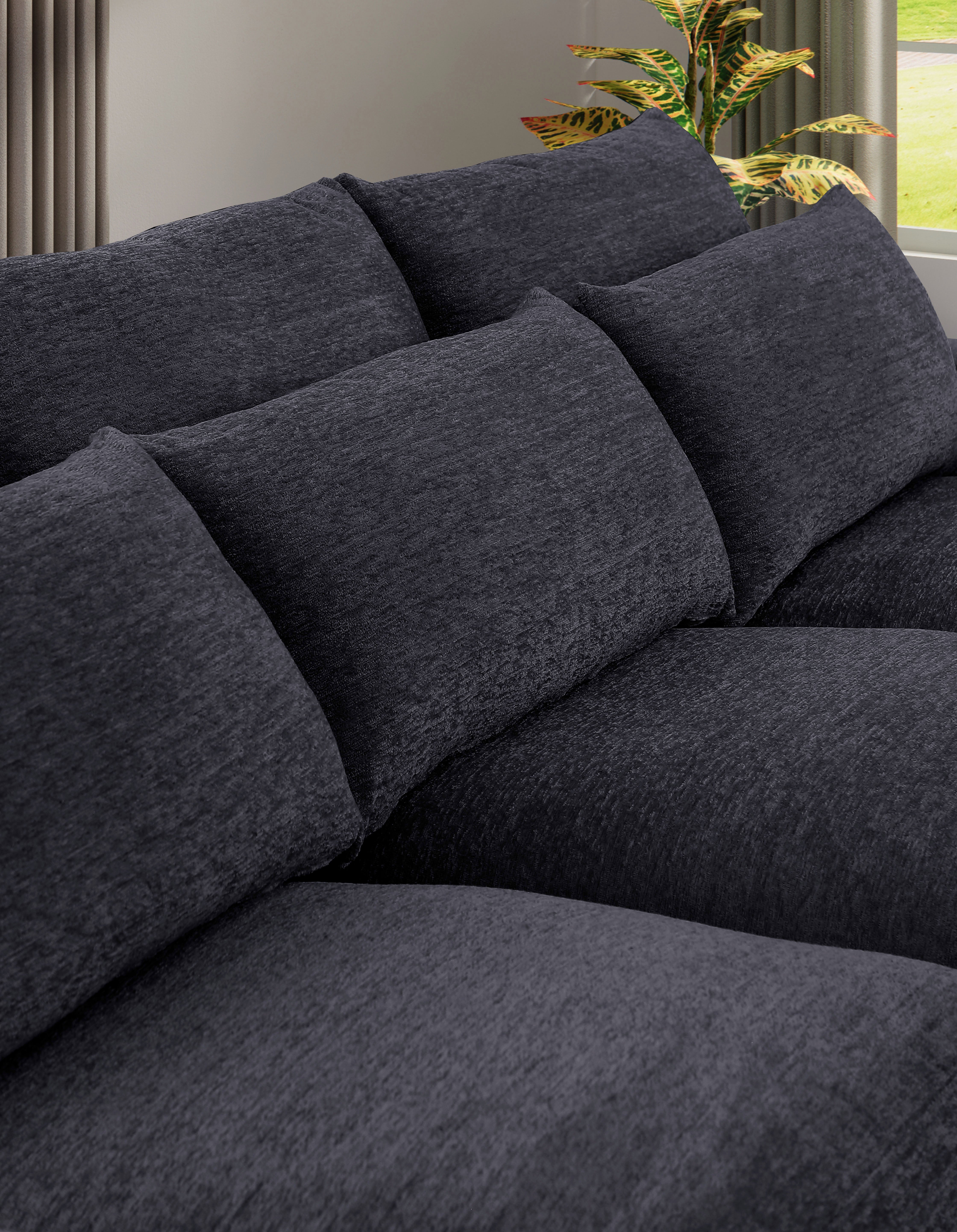 Oxford 3 Seater Couch with Chaise