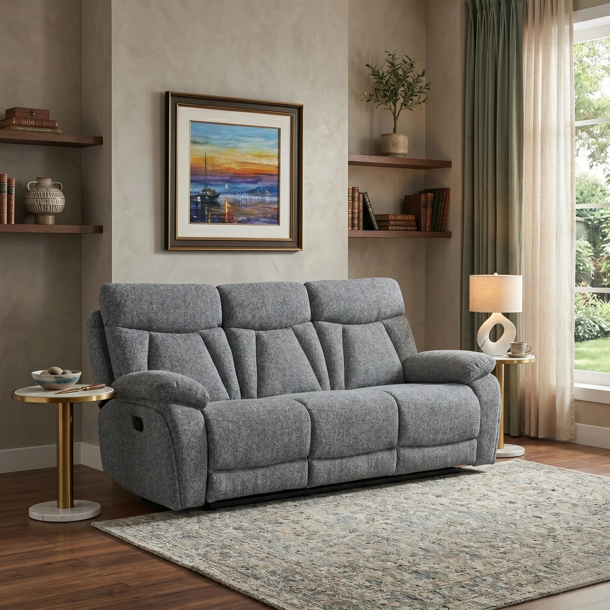 Baker 3 Seater Recliner Lounge