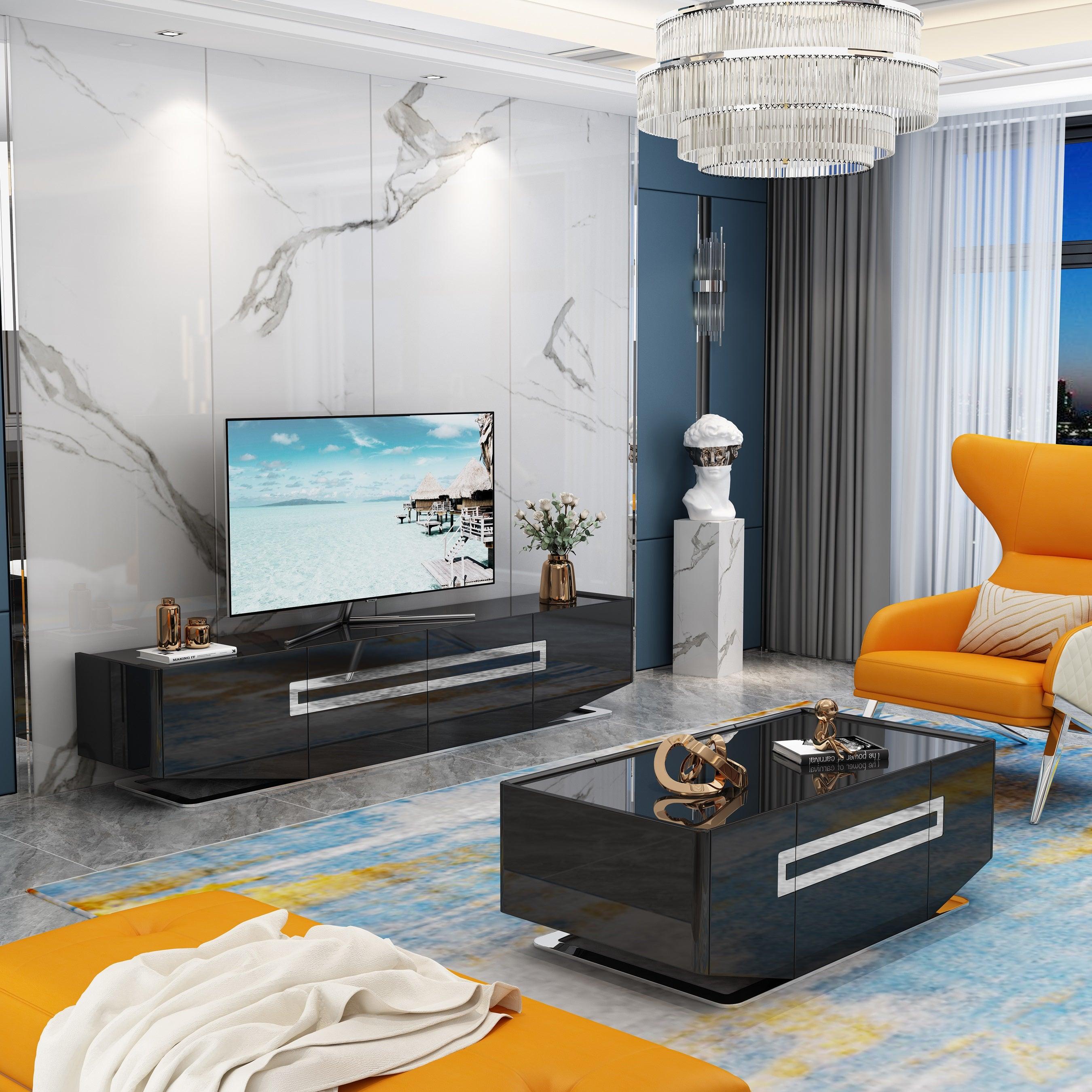 Danna Tempered Glass TV Unit