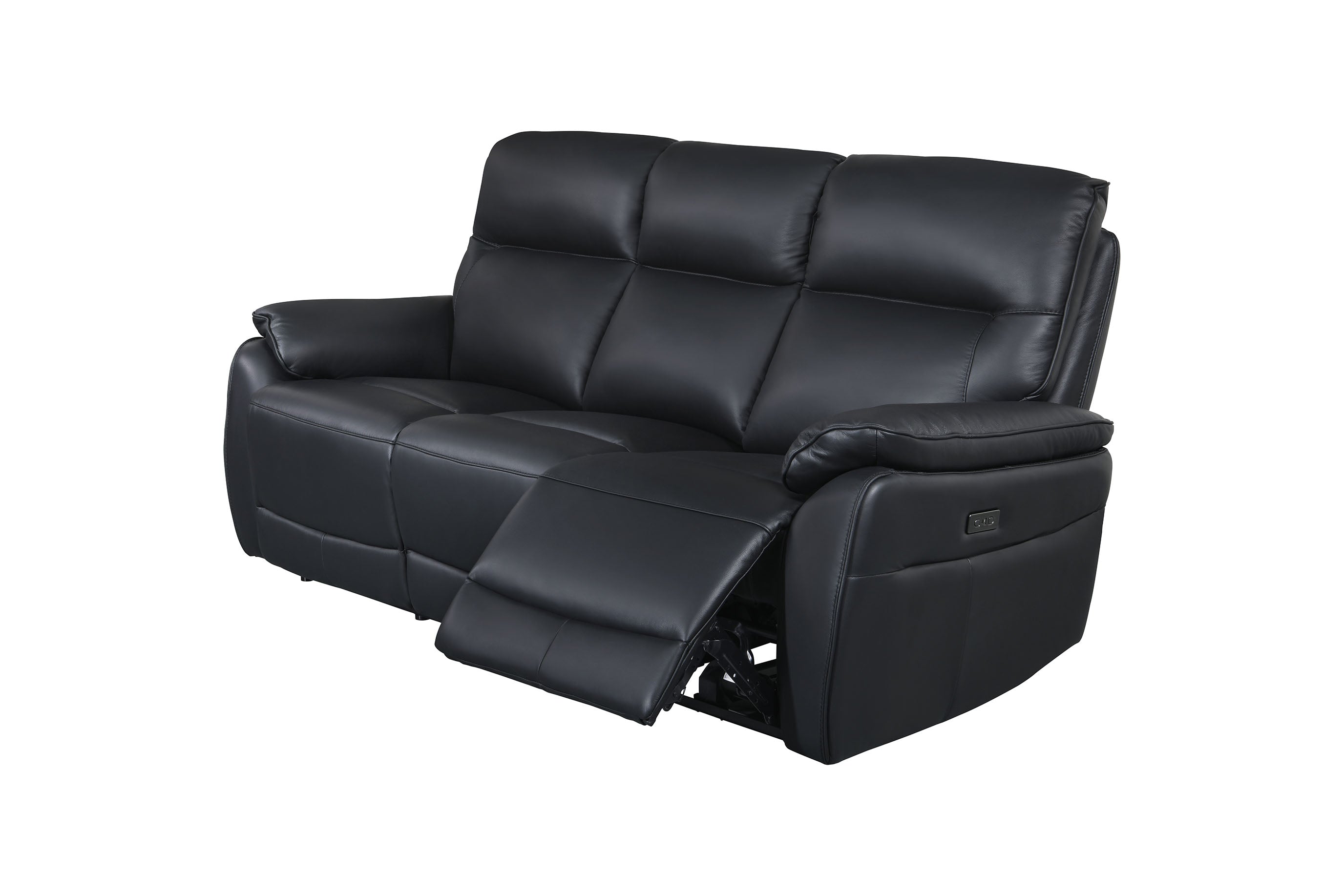 Armdale 3 Seater Leather Electric Recliner Lounge