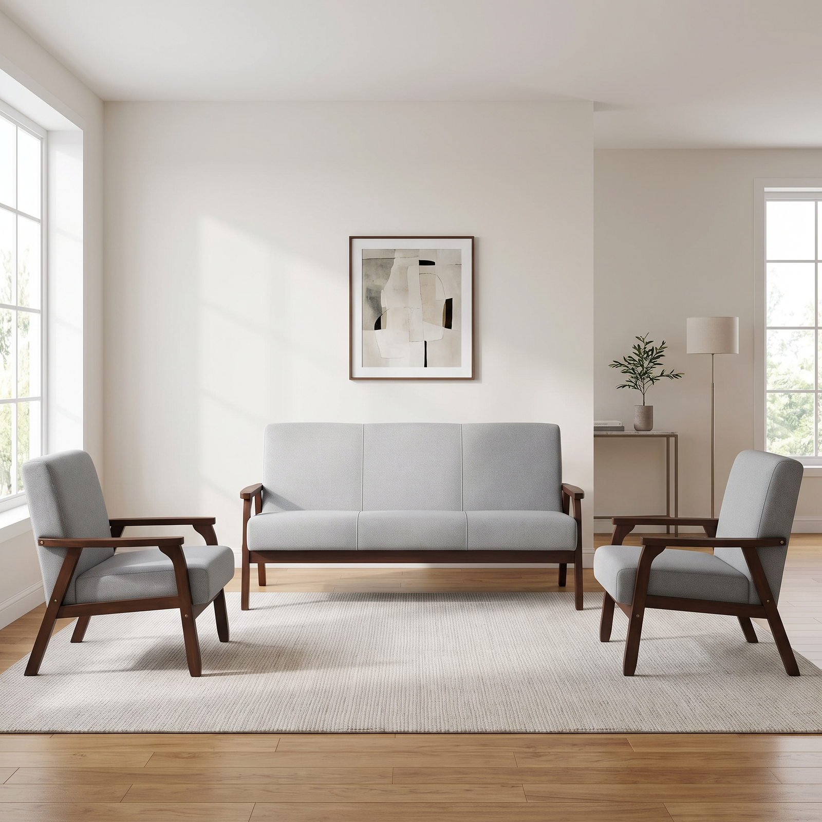 Donald 3+1+1 Seater Sofa Set