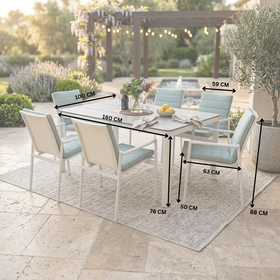 Astra Outdoor 7 Piece Dining Set