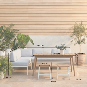 Bryde 4 Piece Outdoor Set