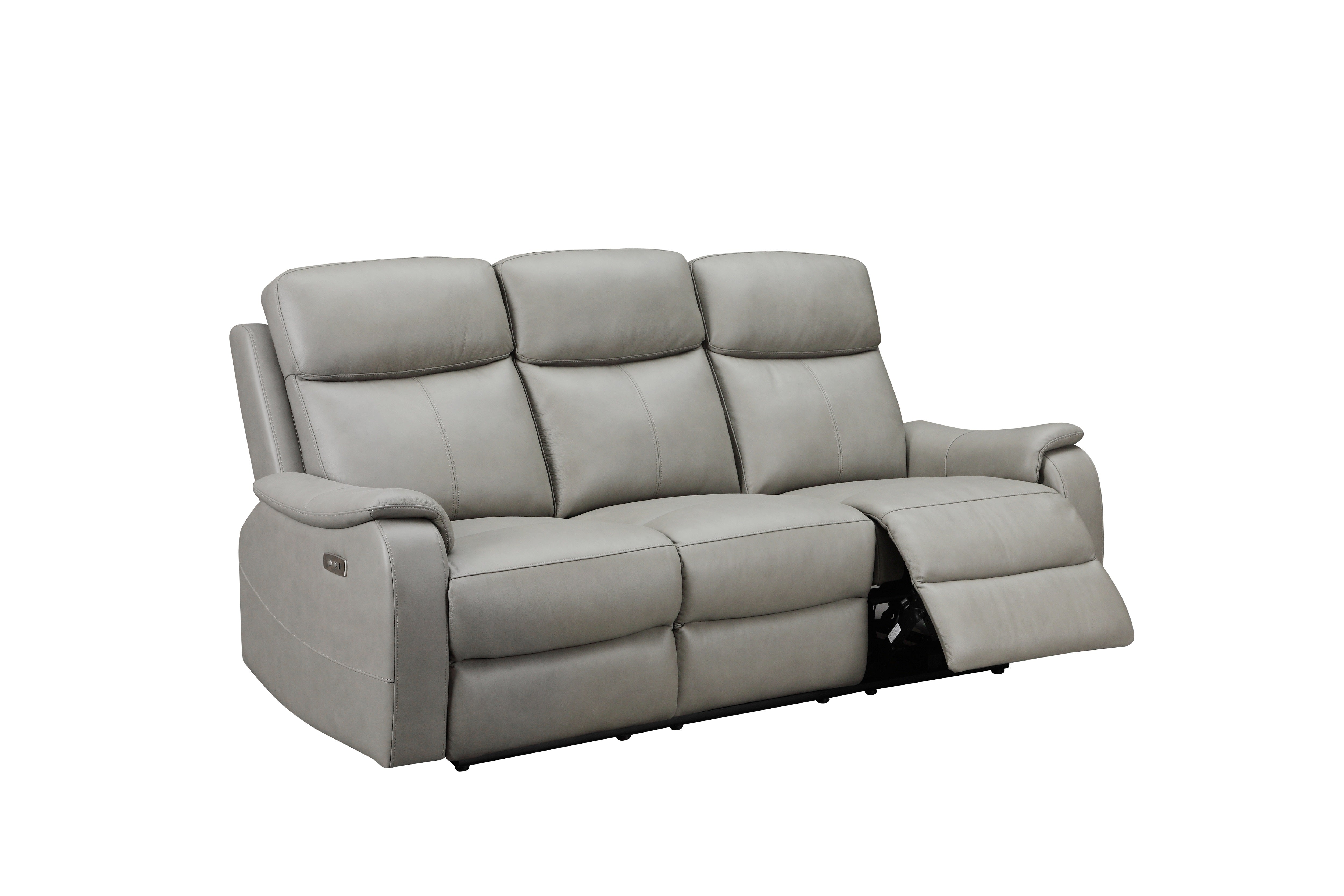 Concord 3 Seater Leather Electric Recliner Lounge
