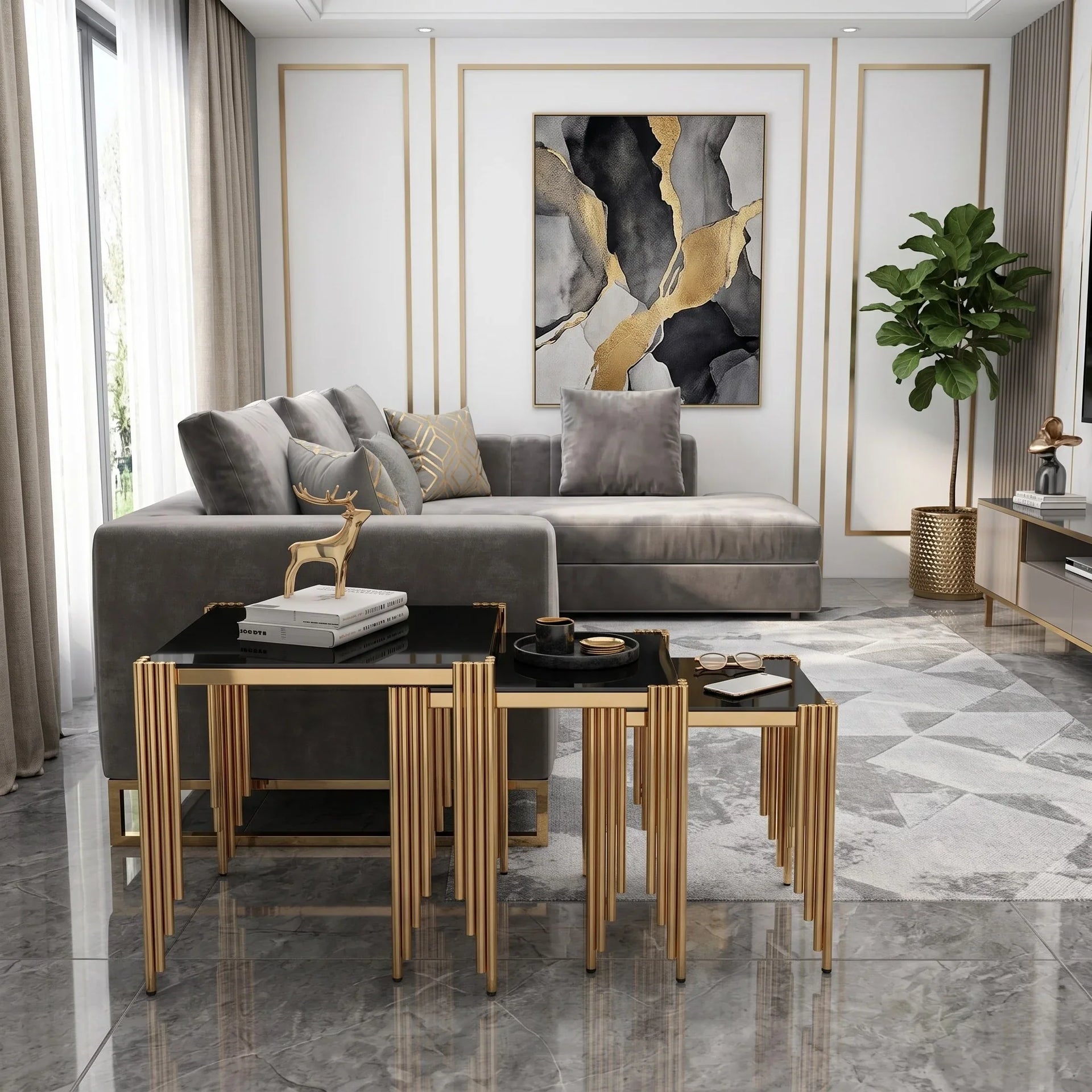 Upgrade Living Room with Dynamite NT200 Nest Table Set - The A2Z