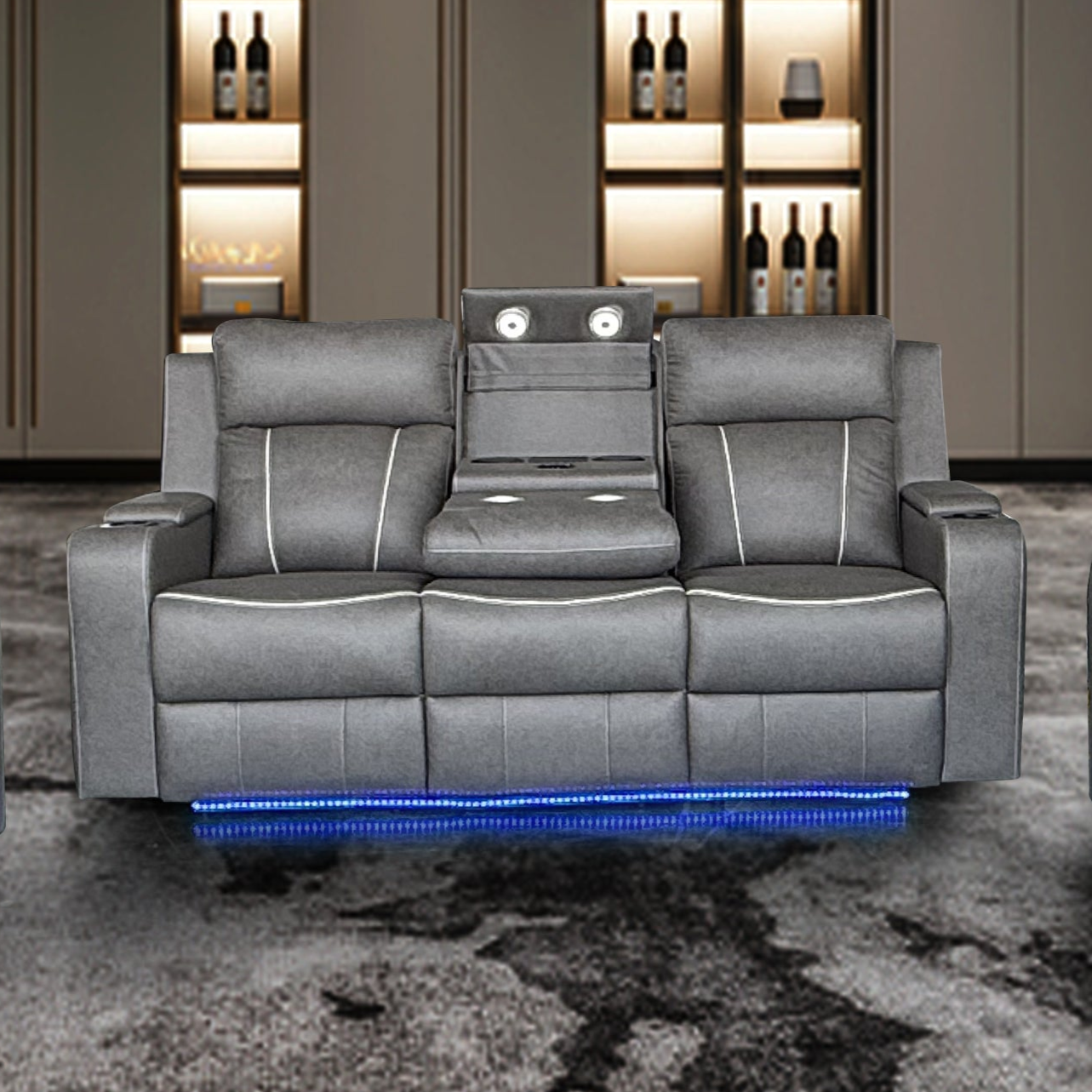 Broom 3 Seater Electric Recliner Lounge