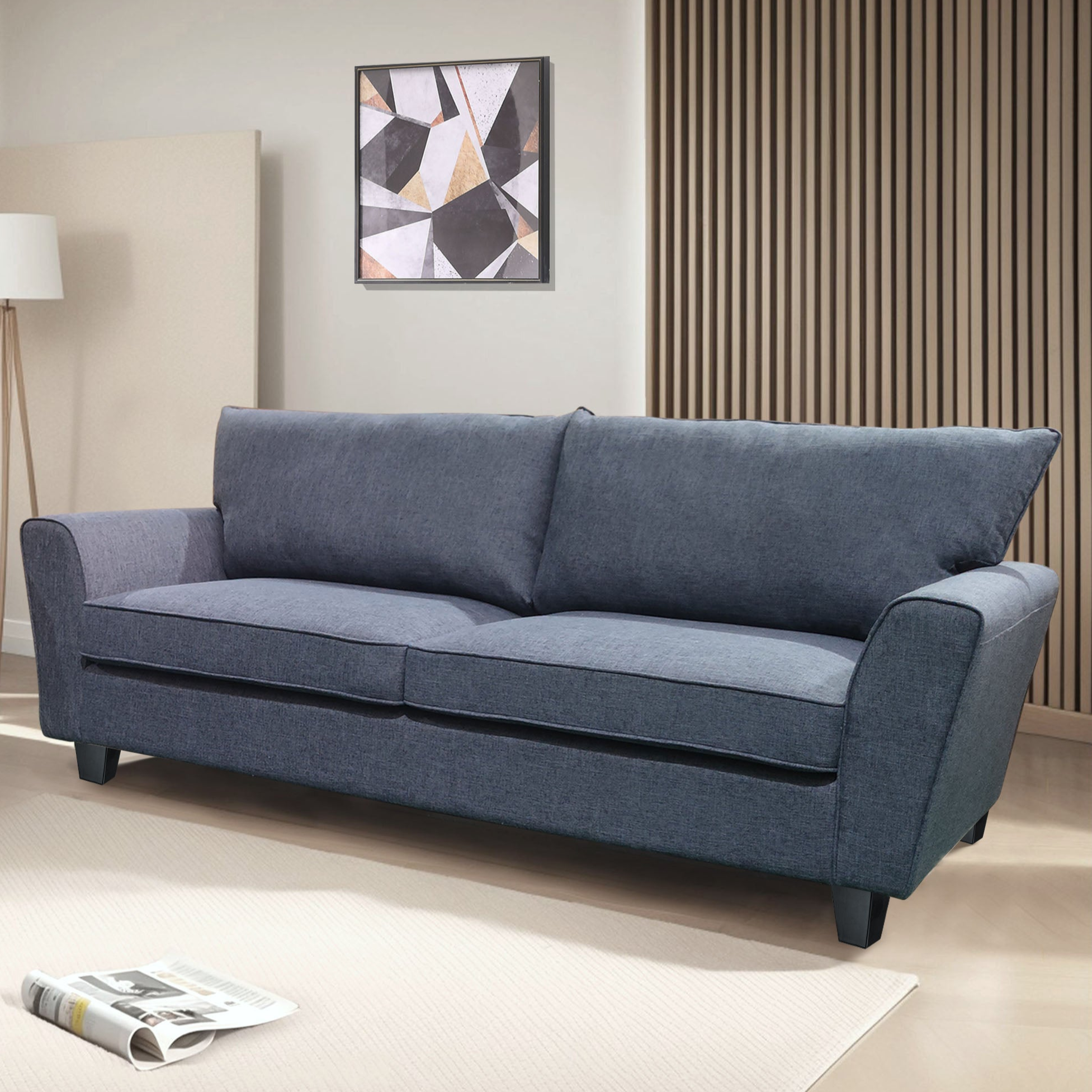 Kensington 3 Seater Fabric Sofa