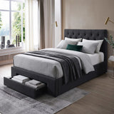 Black Grey Fabric