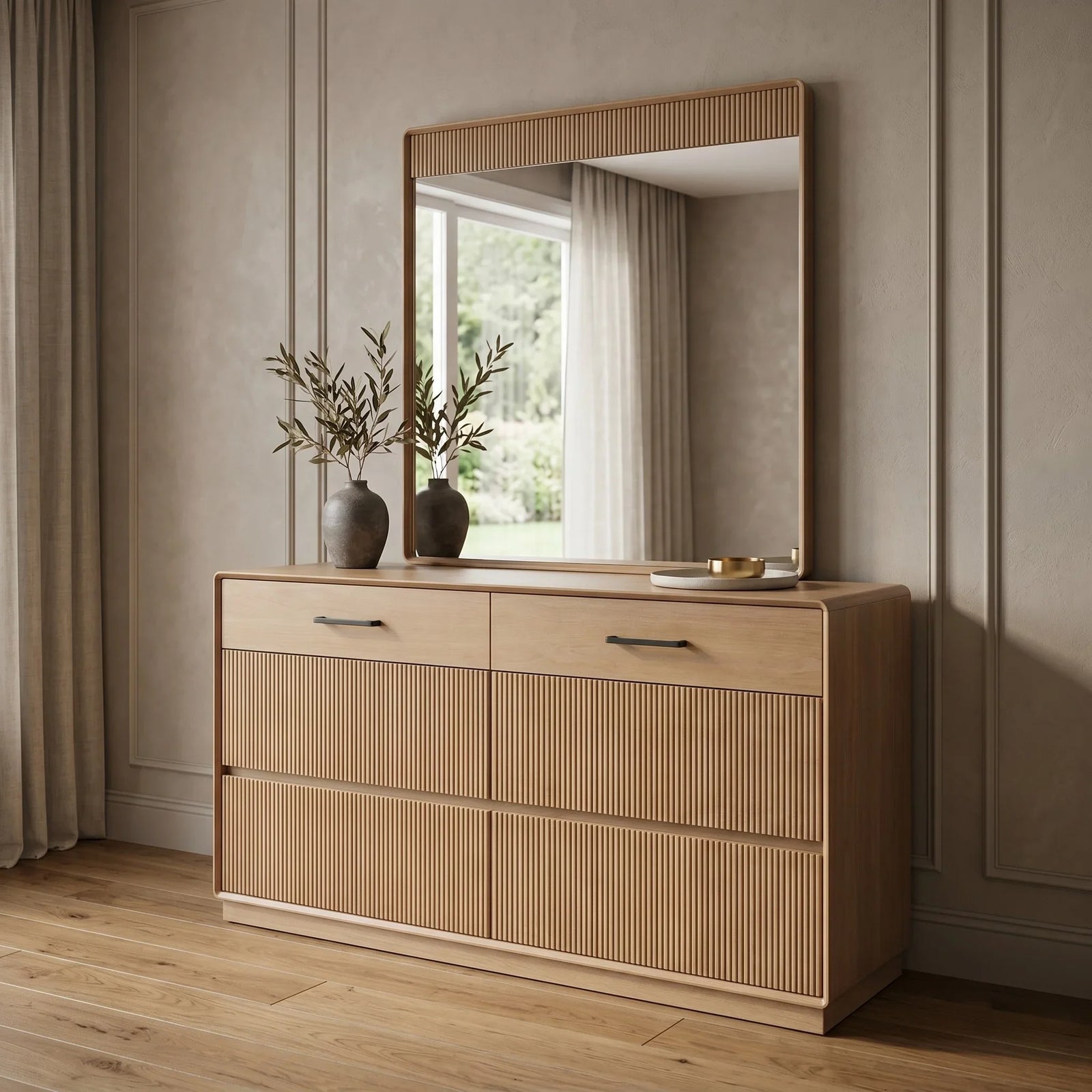 Castle Dresser with Mirror