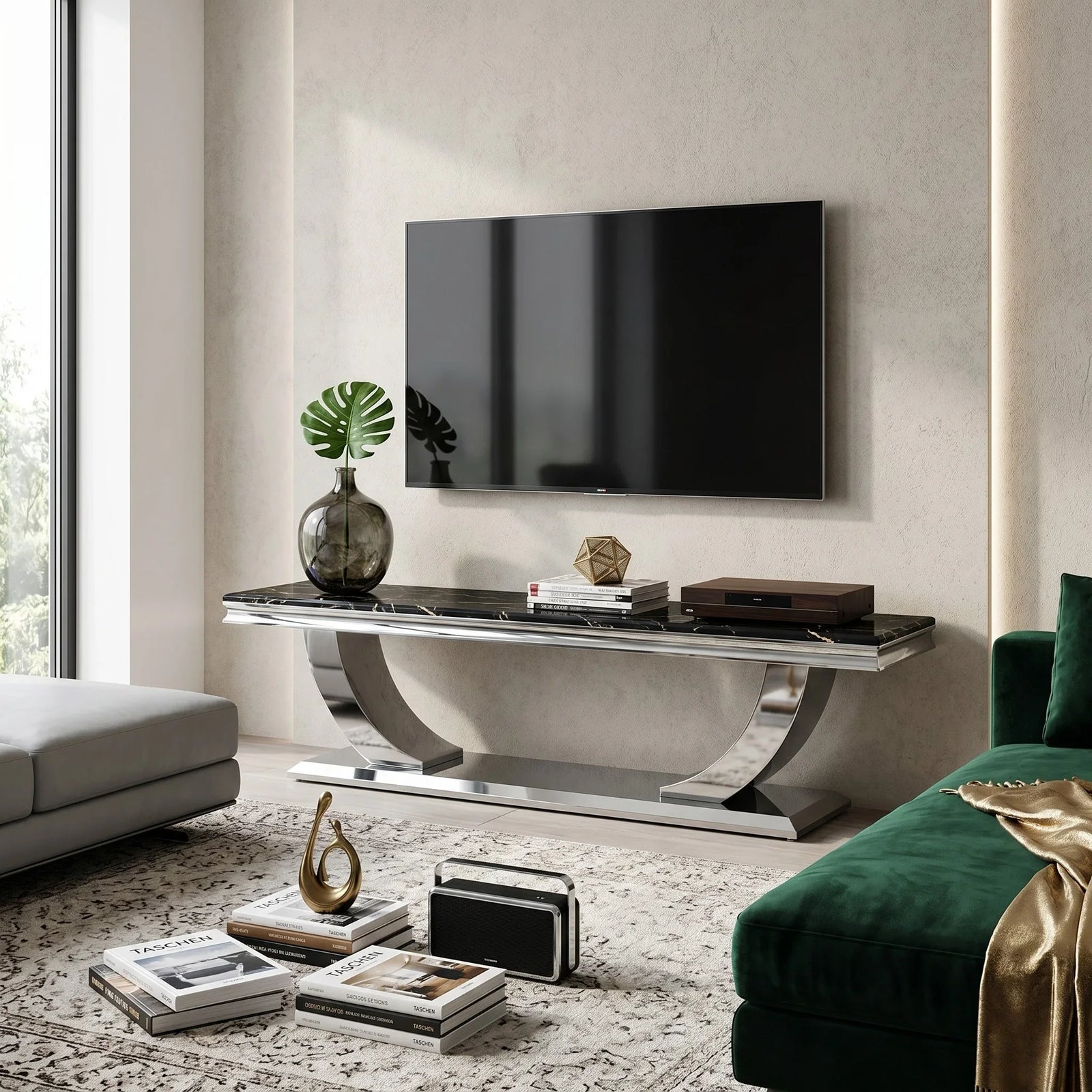 Zone Marble TV Unit