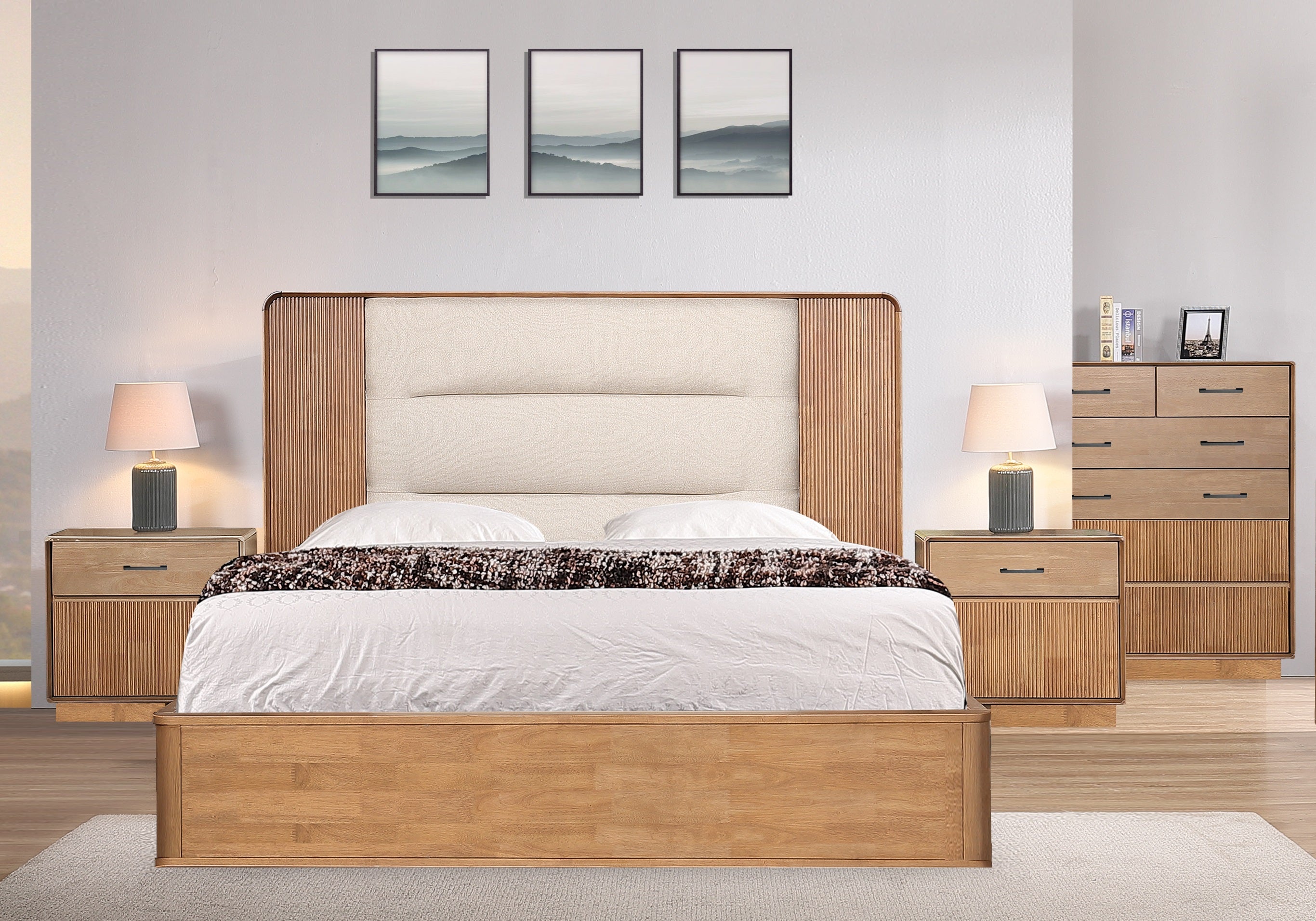 Castle 4 Piece Tallboy Bedroom Suite