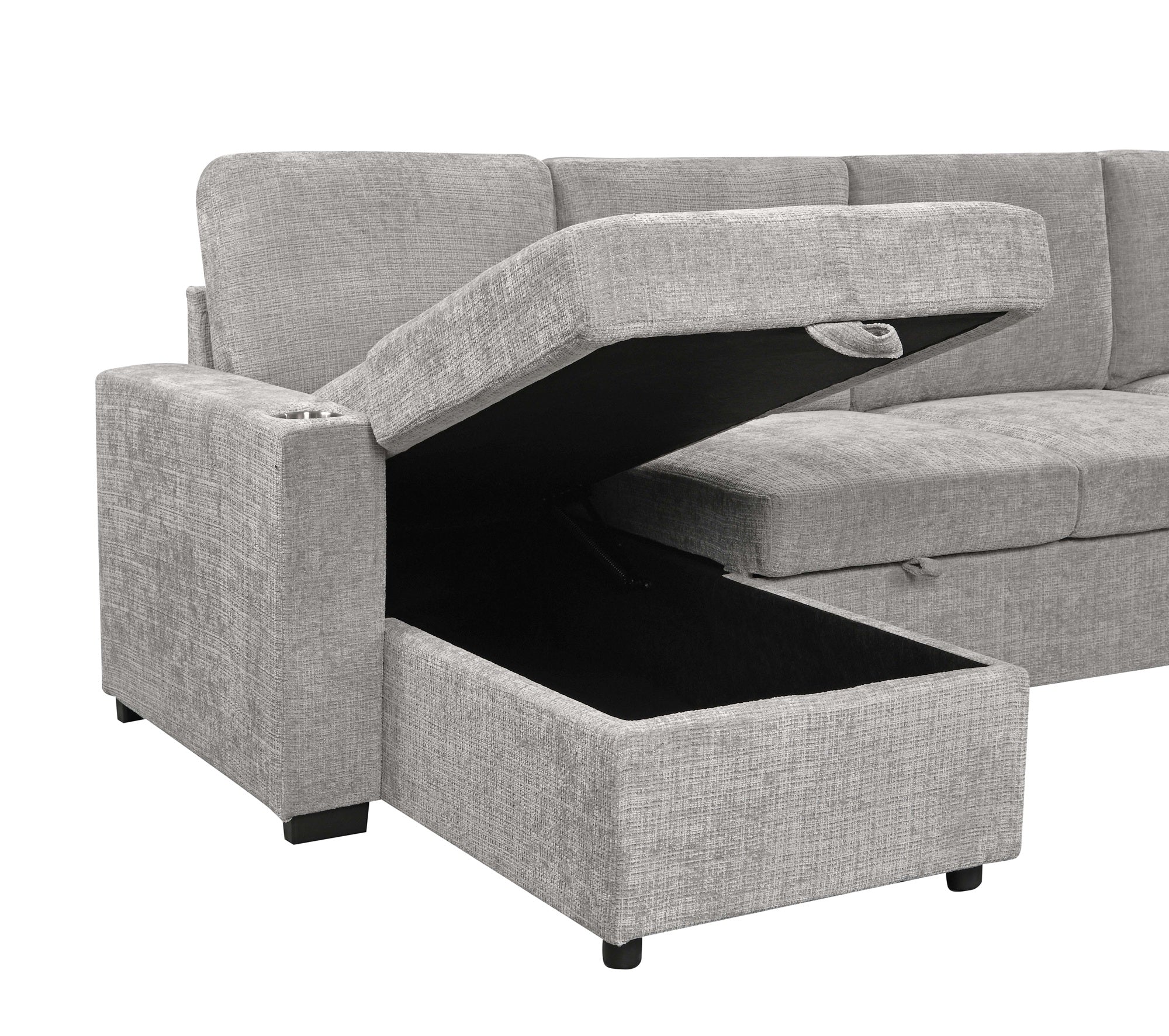 Springbrook Corner Sofa Bed with Storage