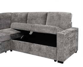 Springbrook Corner Sofa Bed with Storage