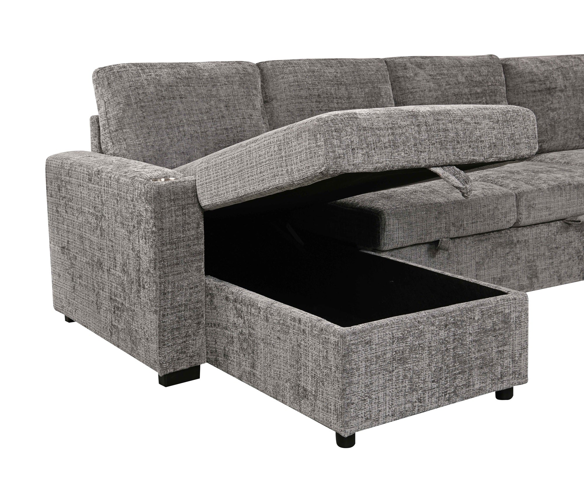 Springbrook Corner Sofa Bed with Storage
