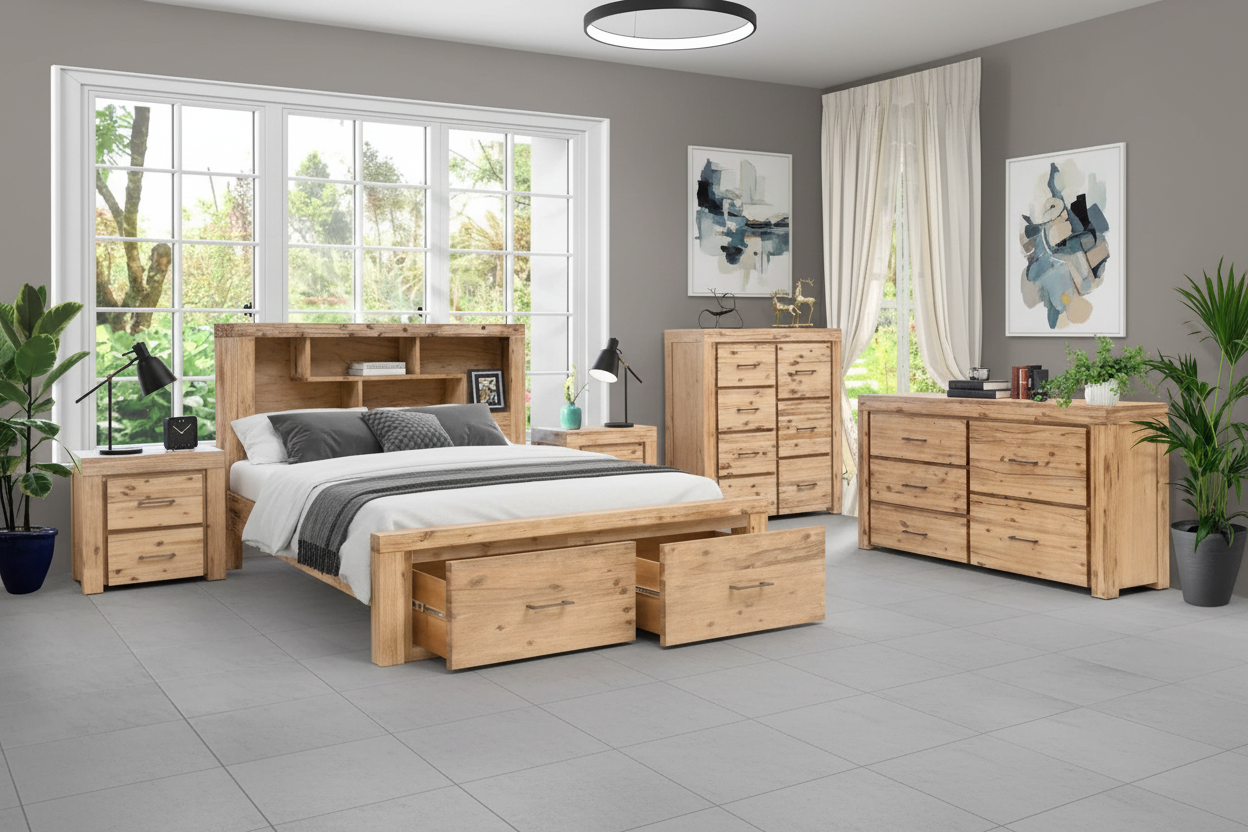 Joyner Bookcase Bed Frame