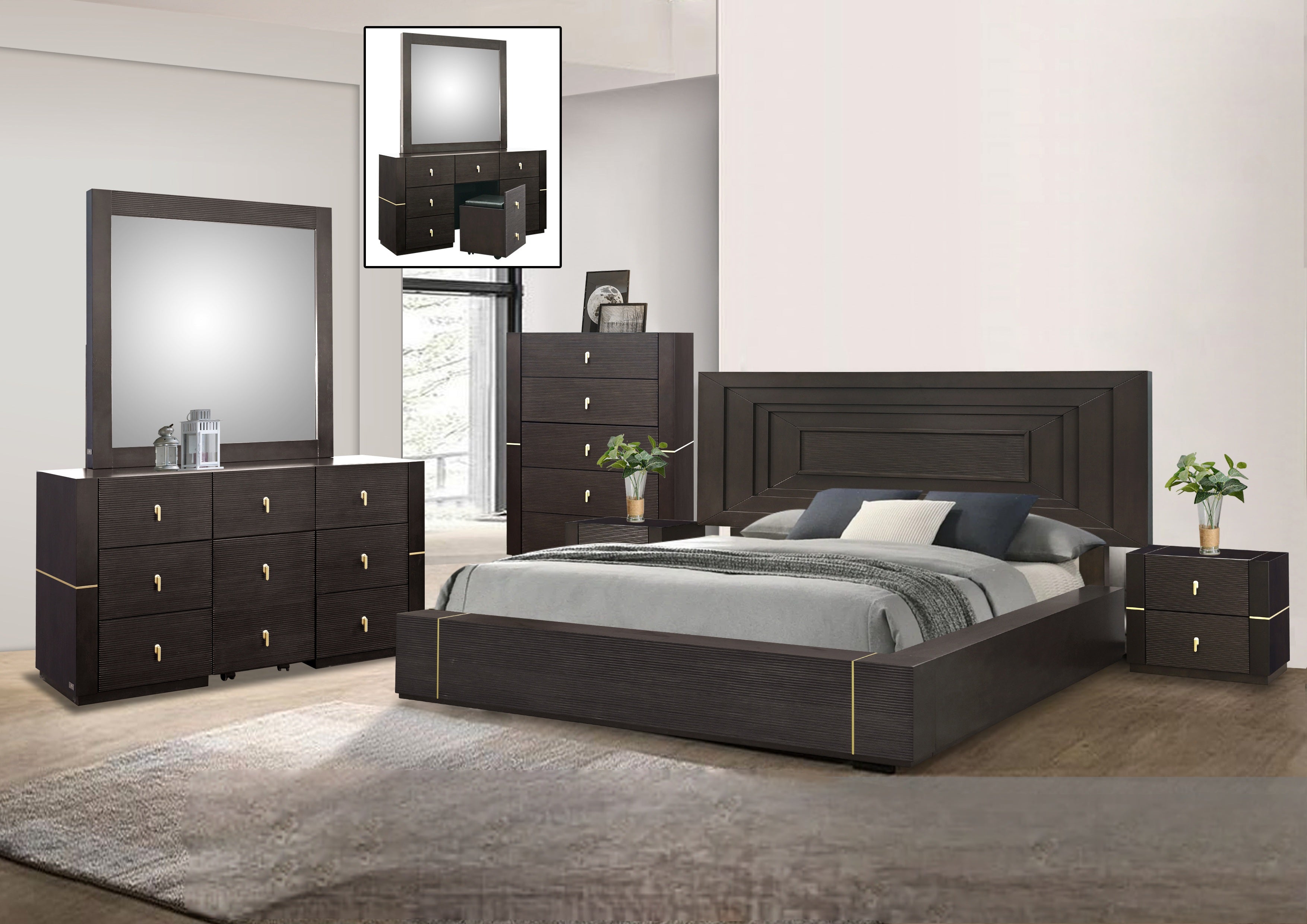 Chandler Floating Bed Frame