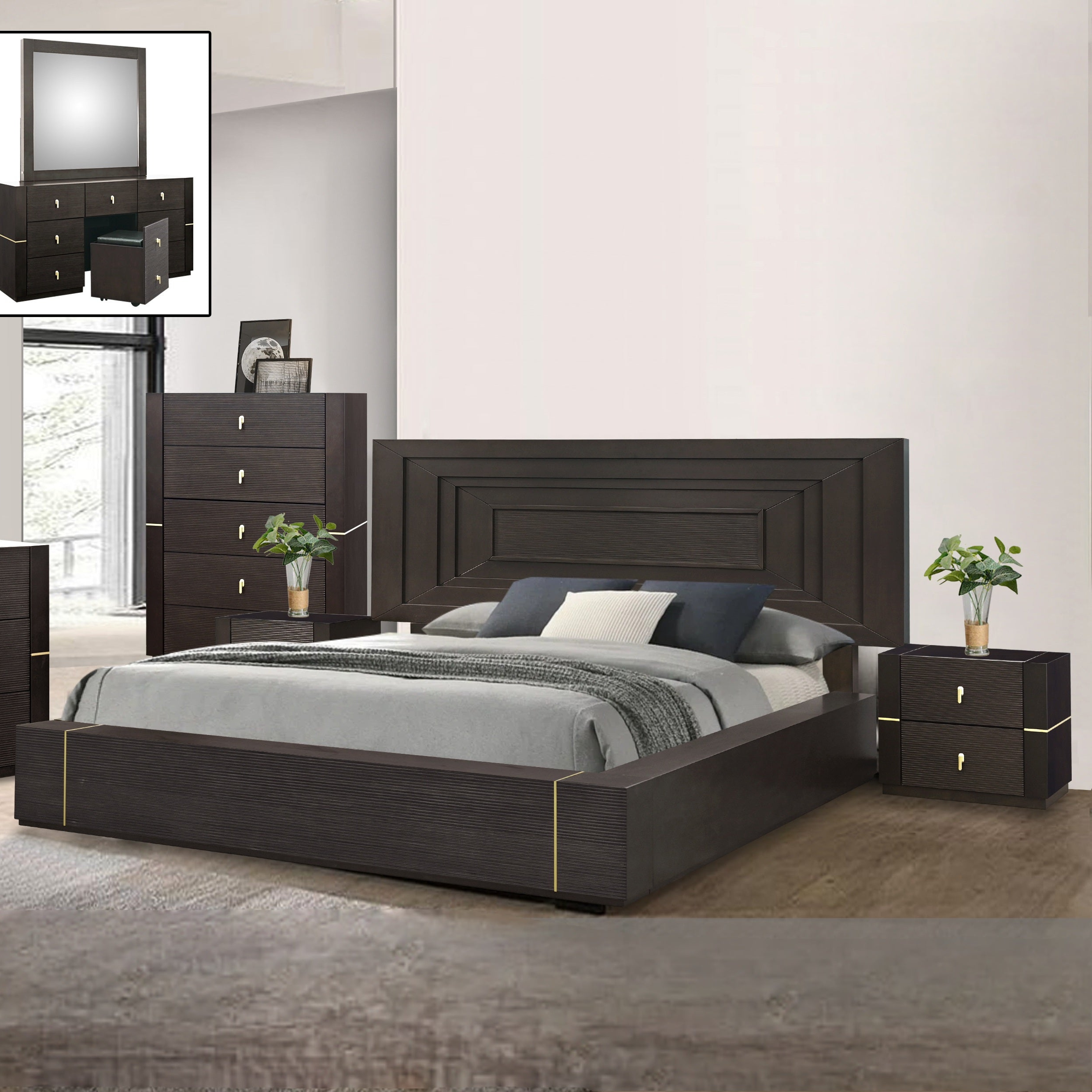 Chandler 3 Piece Bedroom Suite