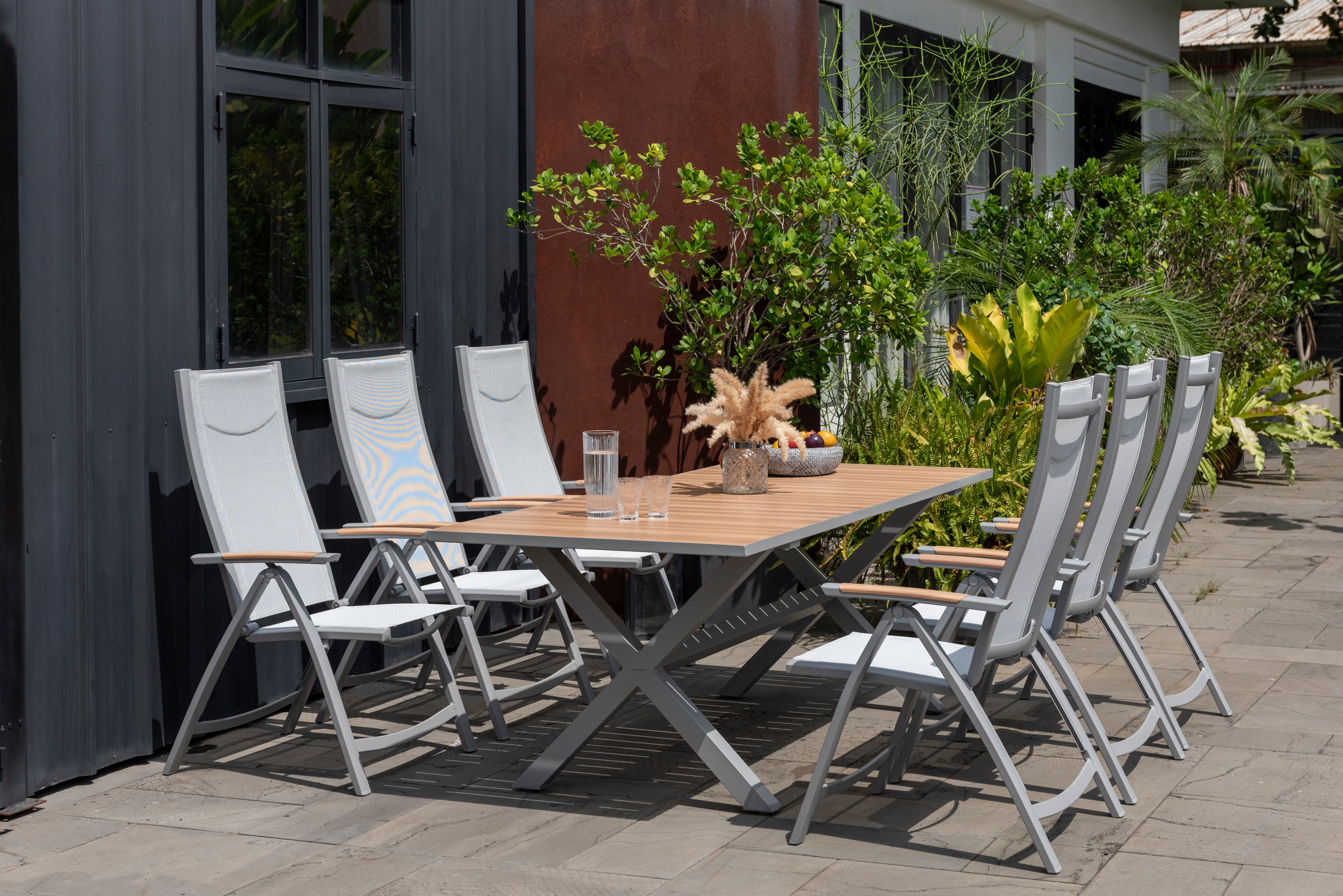 Panama Outdoor 9 Piece Dining Set