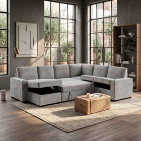 Springbrook Corner Sofa Bed with Storage