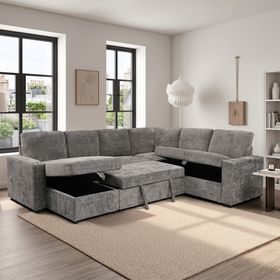 Springbrook Corner Sofa Bed with Storage