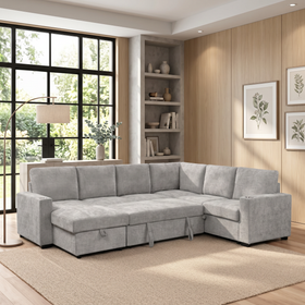 Springbrook Corner Sofa Bed with Storage