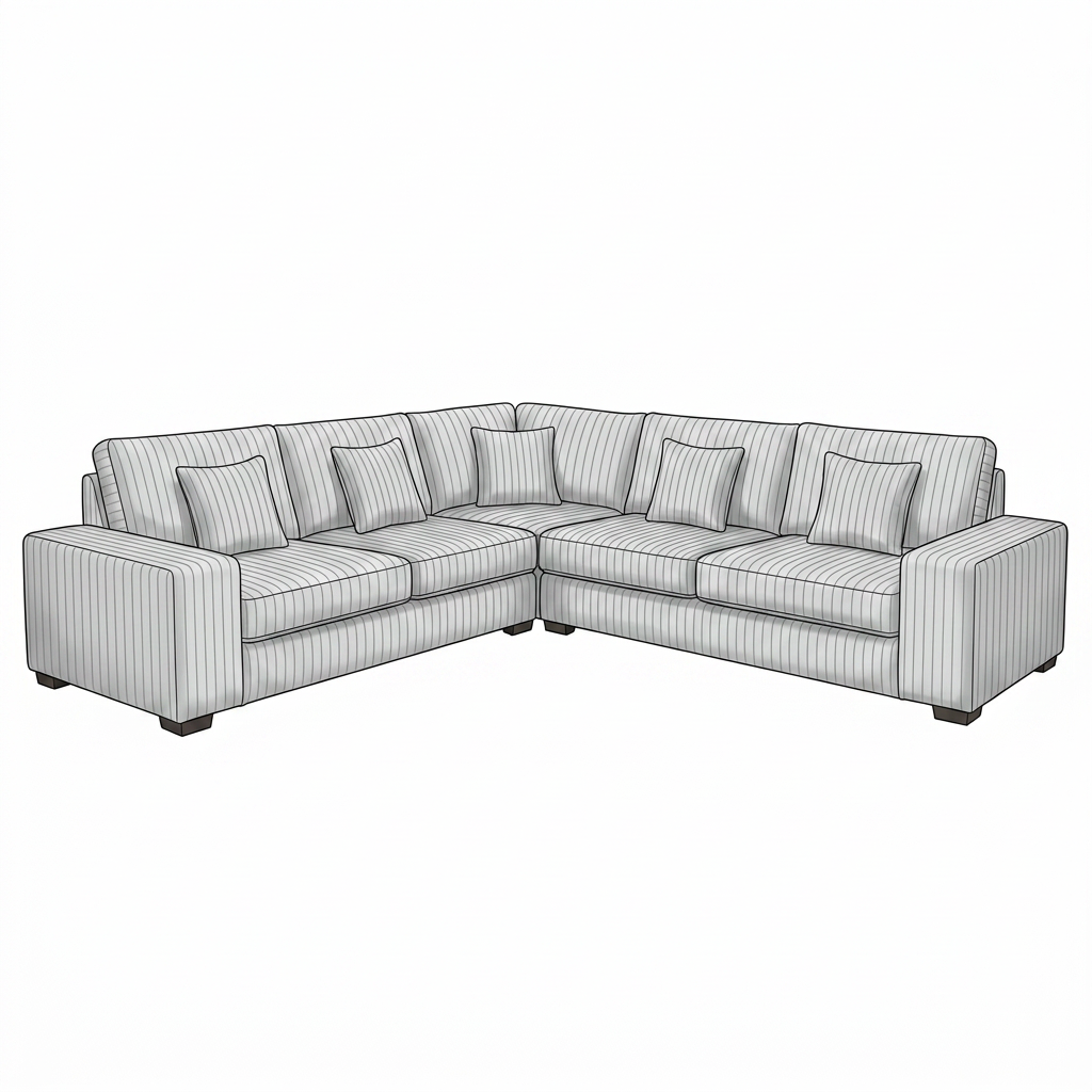 Skipper II Modular Corner Sofa dimensions diagram