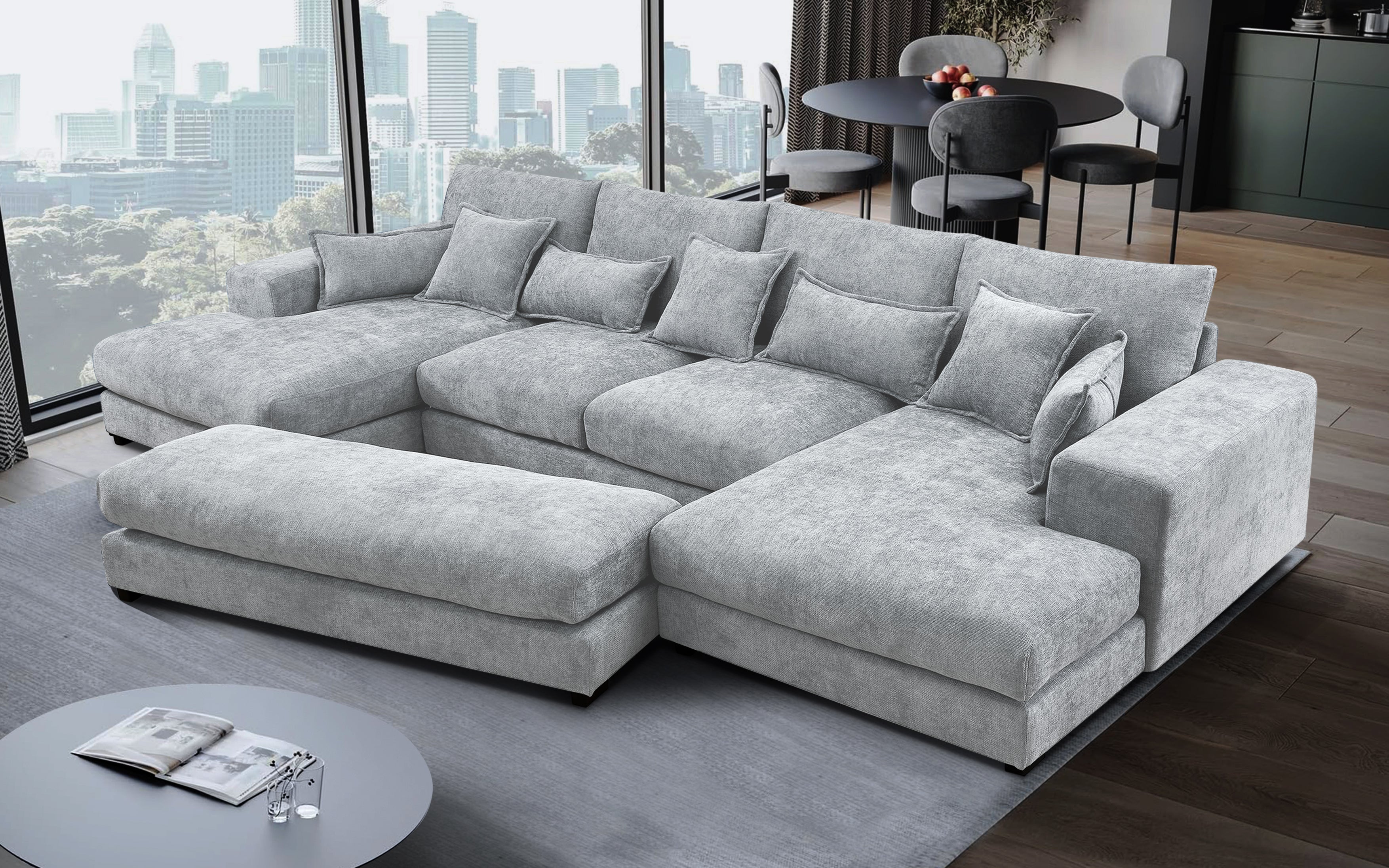 Easton Corner Sofa with Ottoman