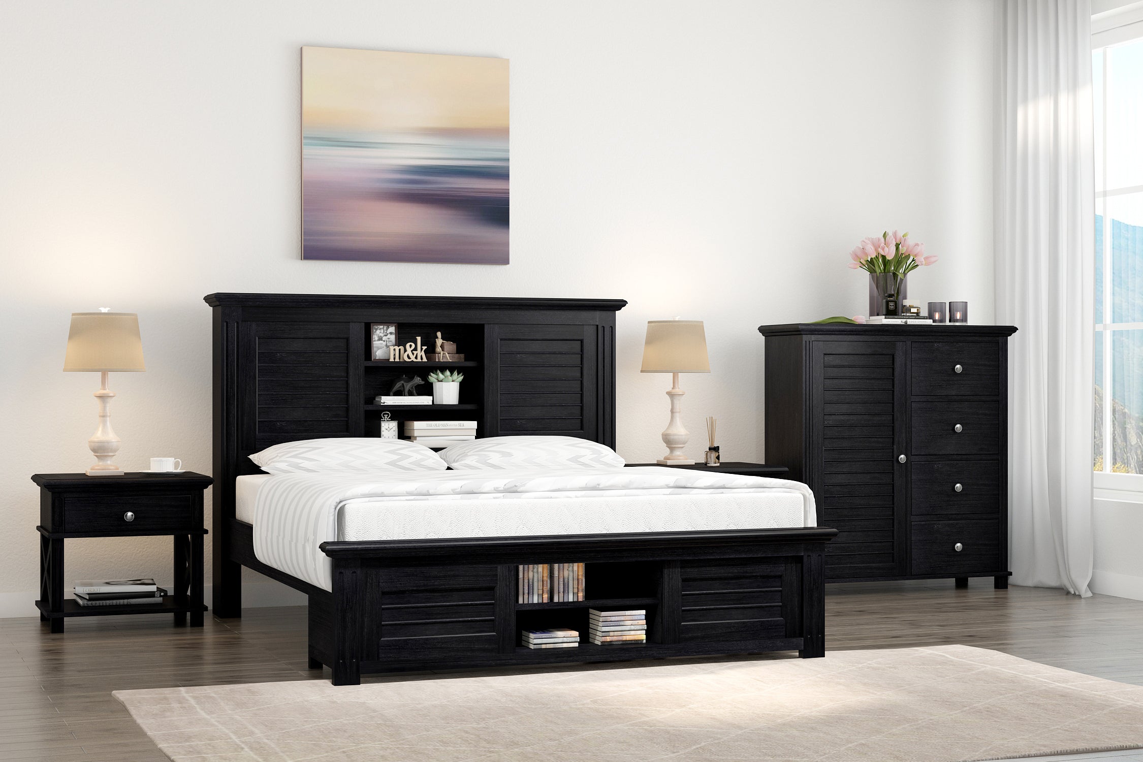 Warwick Queen 4 Piece Tallboy Package