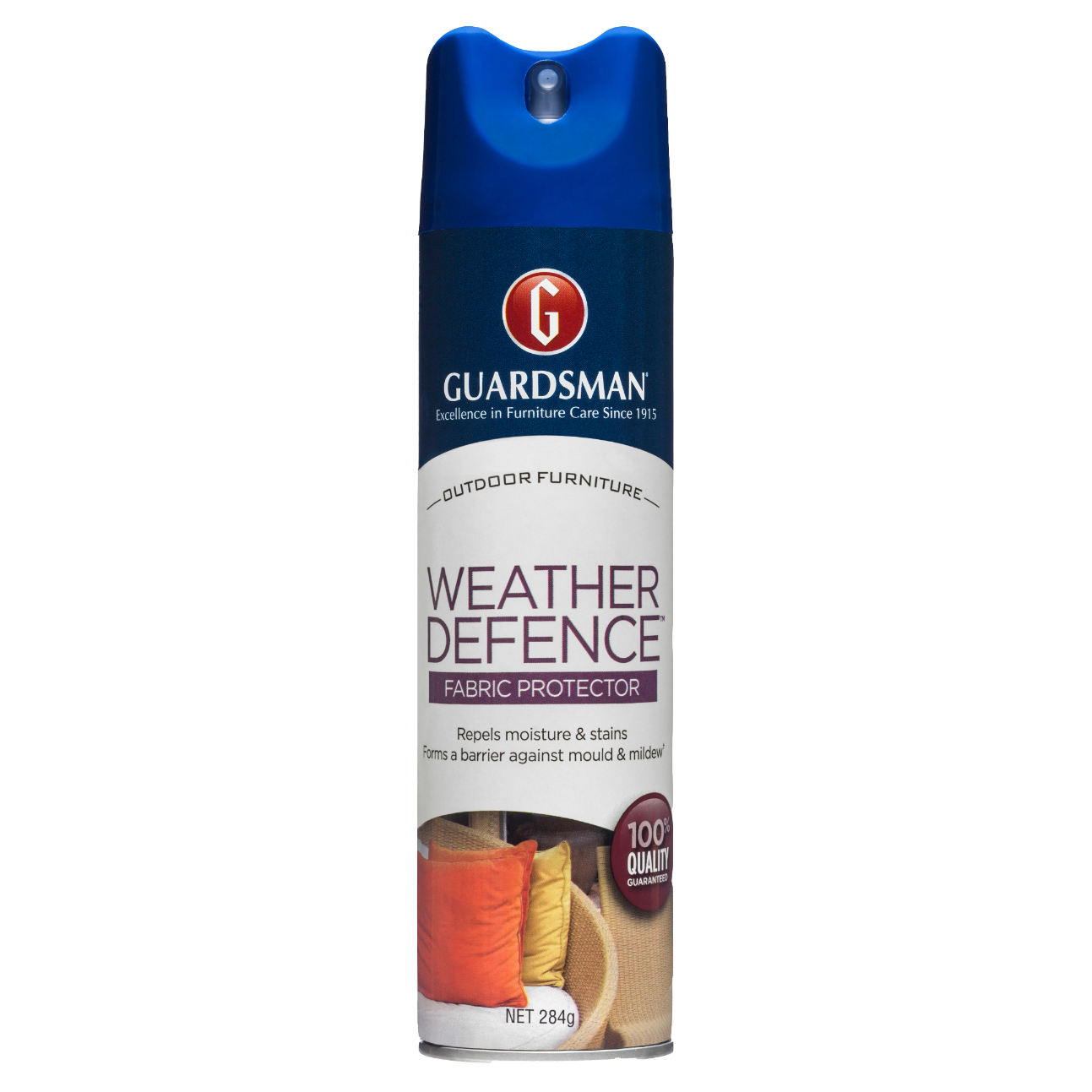 Guardsman Weather Defence Fabric Protector 284g aerosol can for outdoor cushions and fabric
