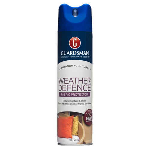 Guardsman Weather Defence Fabric Protector 284g aerosol can for outdoor cushions and fabric