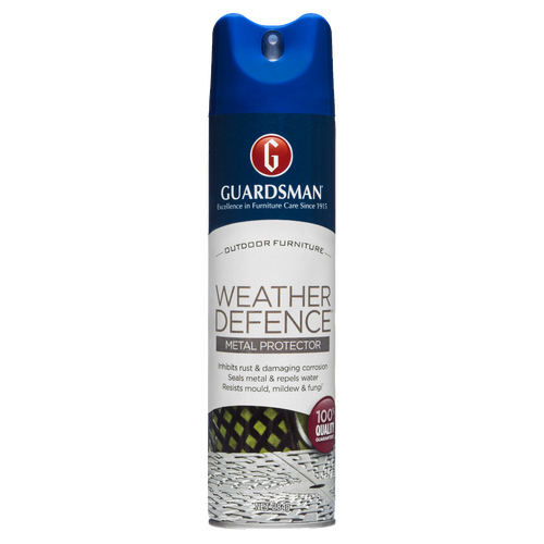 Guardsman Weather Defence Metal Protector 284g aerosol can for outdoor aluminium and wrought iron furniture