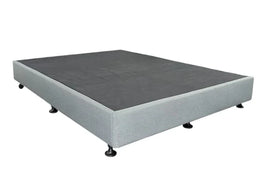 Gray bed base on a white background