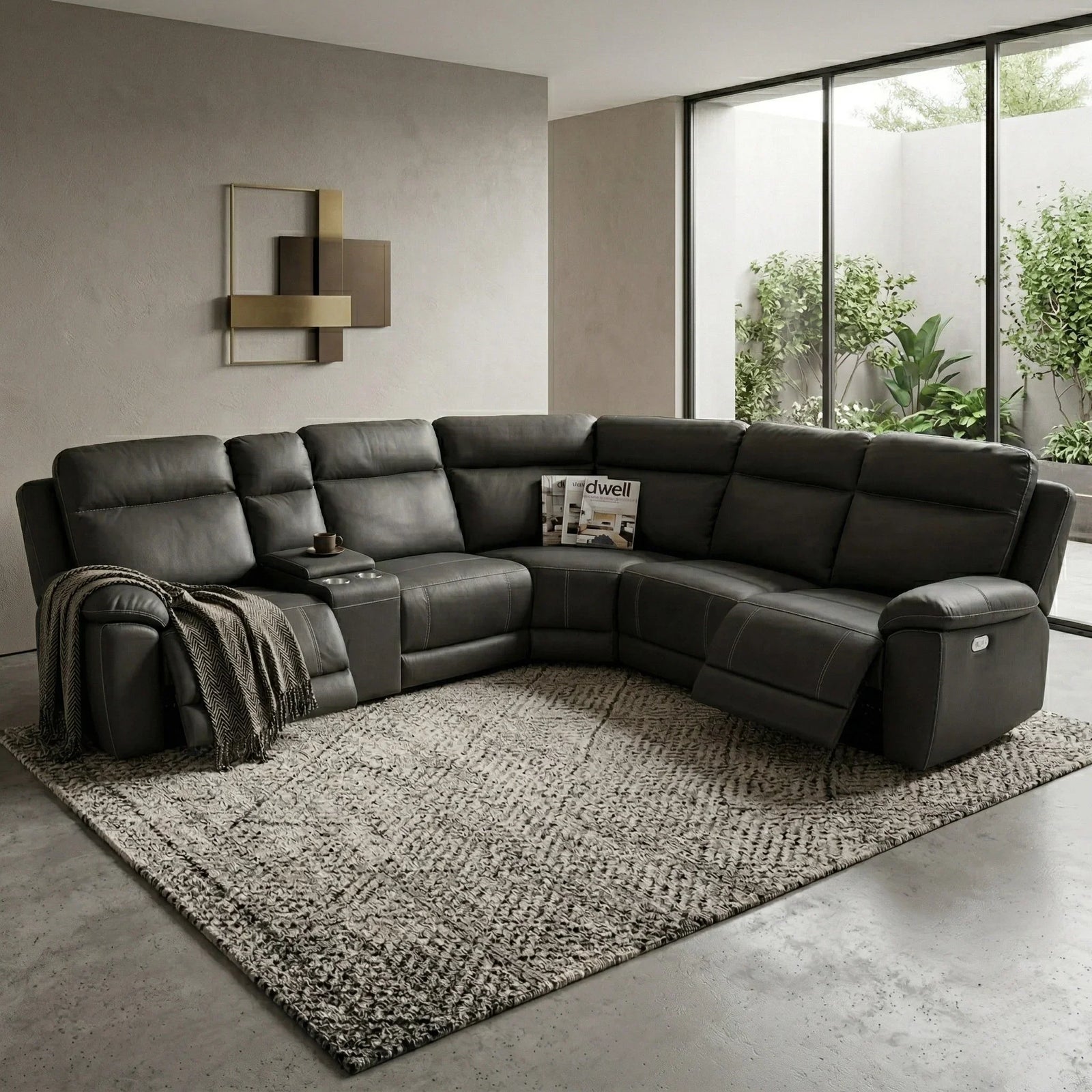 Bailey 5 Seater Corner Recliner Sofa