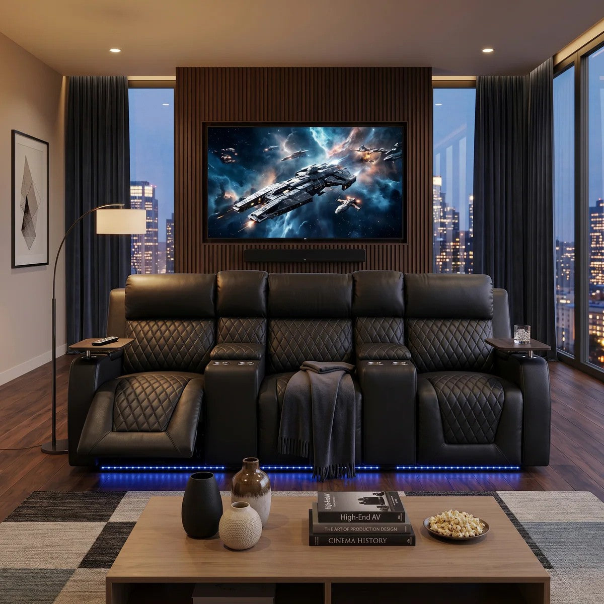 Blair 3-Seat Theatre Electric Recliner Lounge