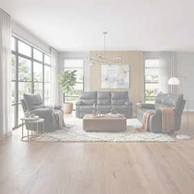 Brooke Manual 3+2+1 Black Recliner Package dimension diagram - measurements coming soon