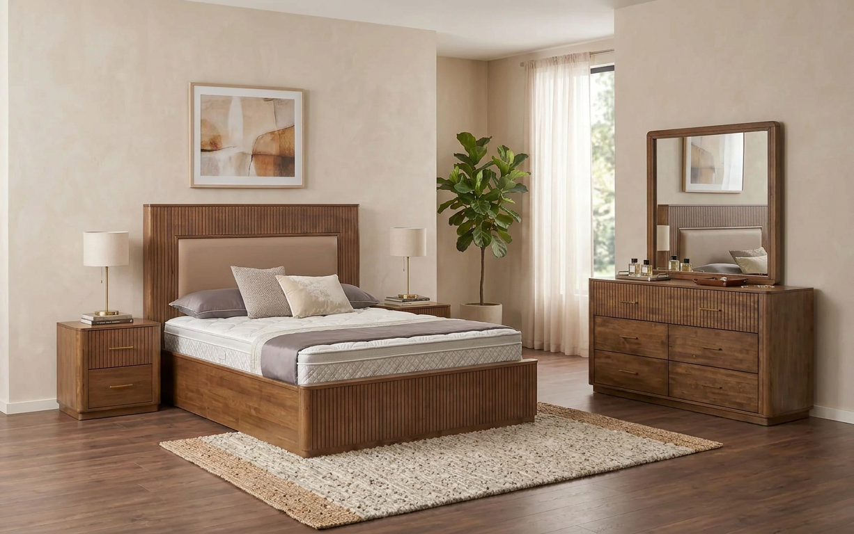 Cannon 4 Piece Dresser Bedroom Suite