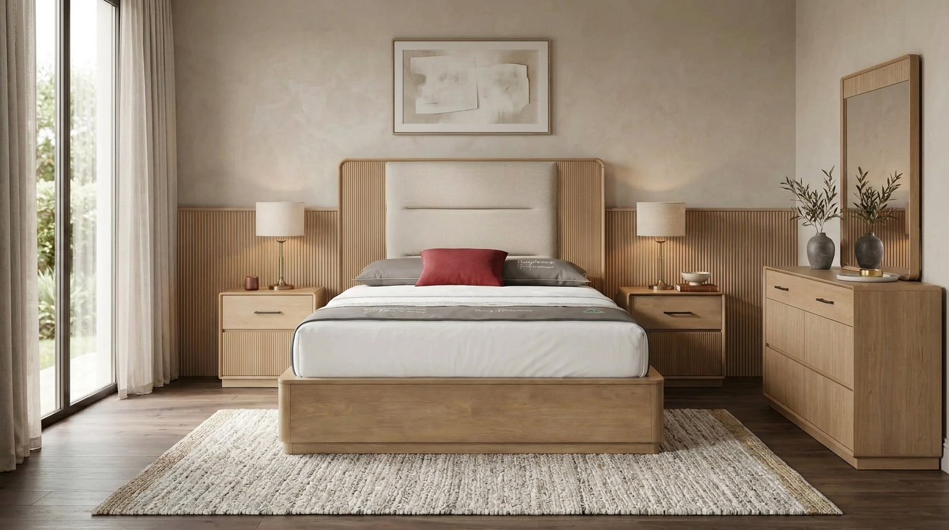 Castle 4 Piece Dresser Bedroom Suite