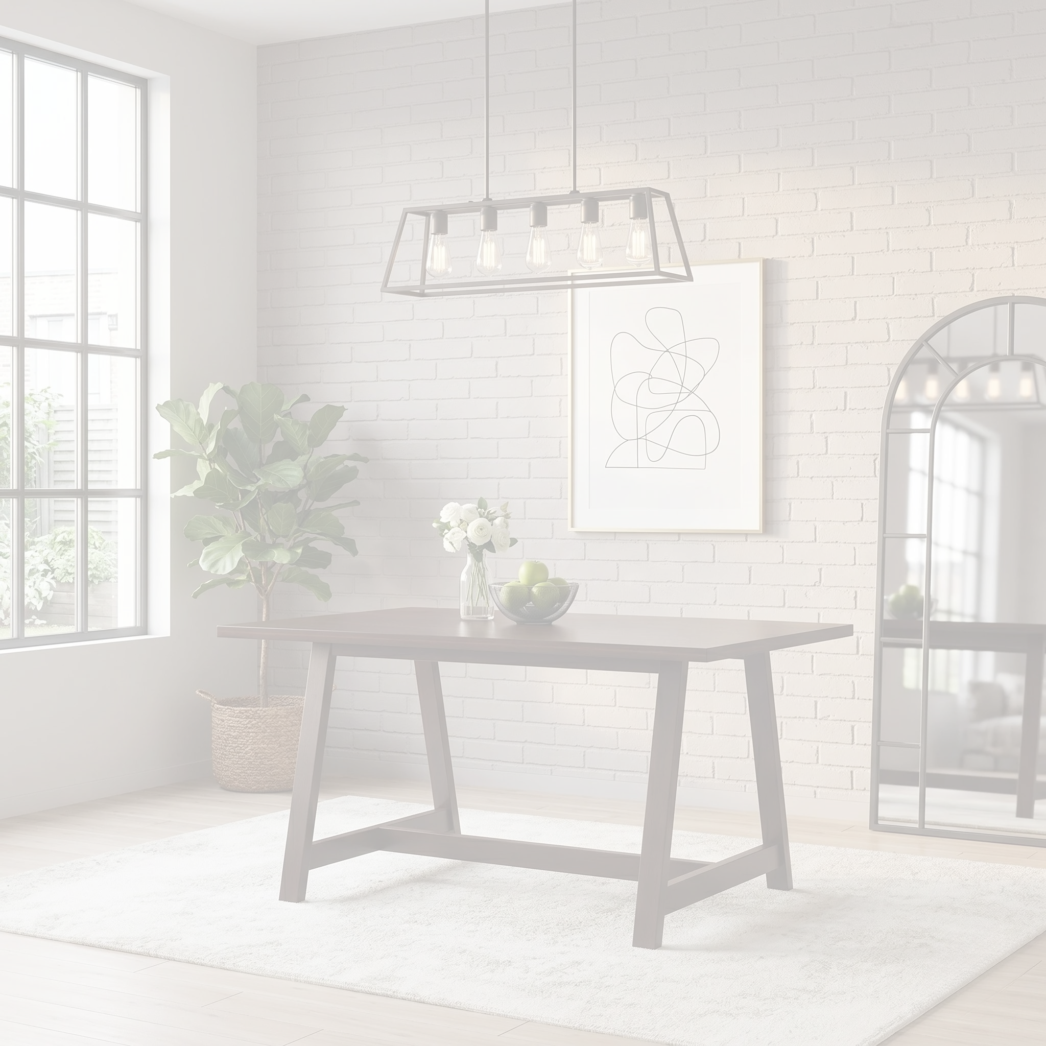 Dalby Dining Table dimension diagram - 150 cm long, 90 cm wide, 76 cm high