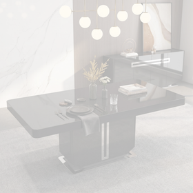 Danna Dining Table dimension diagram - 200 x 100 x 75 cm