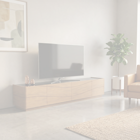 Darkwood TV Unit dimension diagram — 200 x 40 x 40 cm