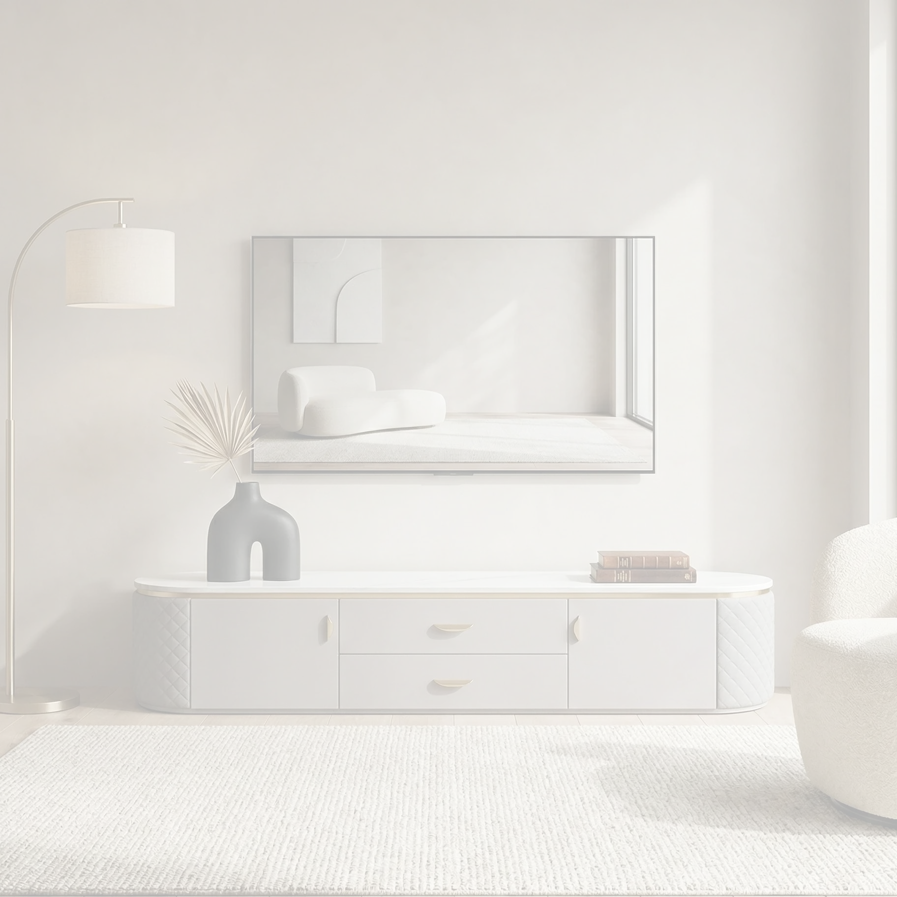 Davidson TV Unit dimension diagram — 200 x 40 x 40 cm