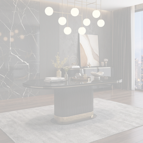 Dazzle Dining Table dimension diagram - 200 x 100 x 77 cm